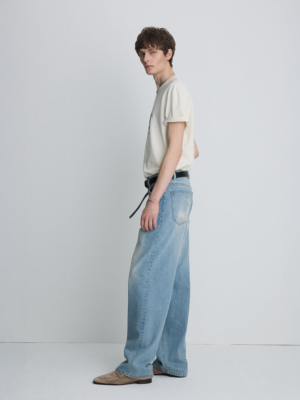 Tonywack - Garment Dyed Profiled T-Shirt (Salt Pigment) product image 3 | TRAB K-Fashion Australia
