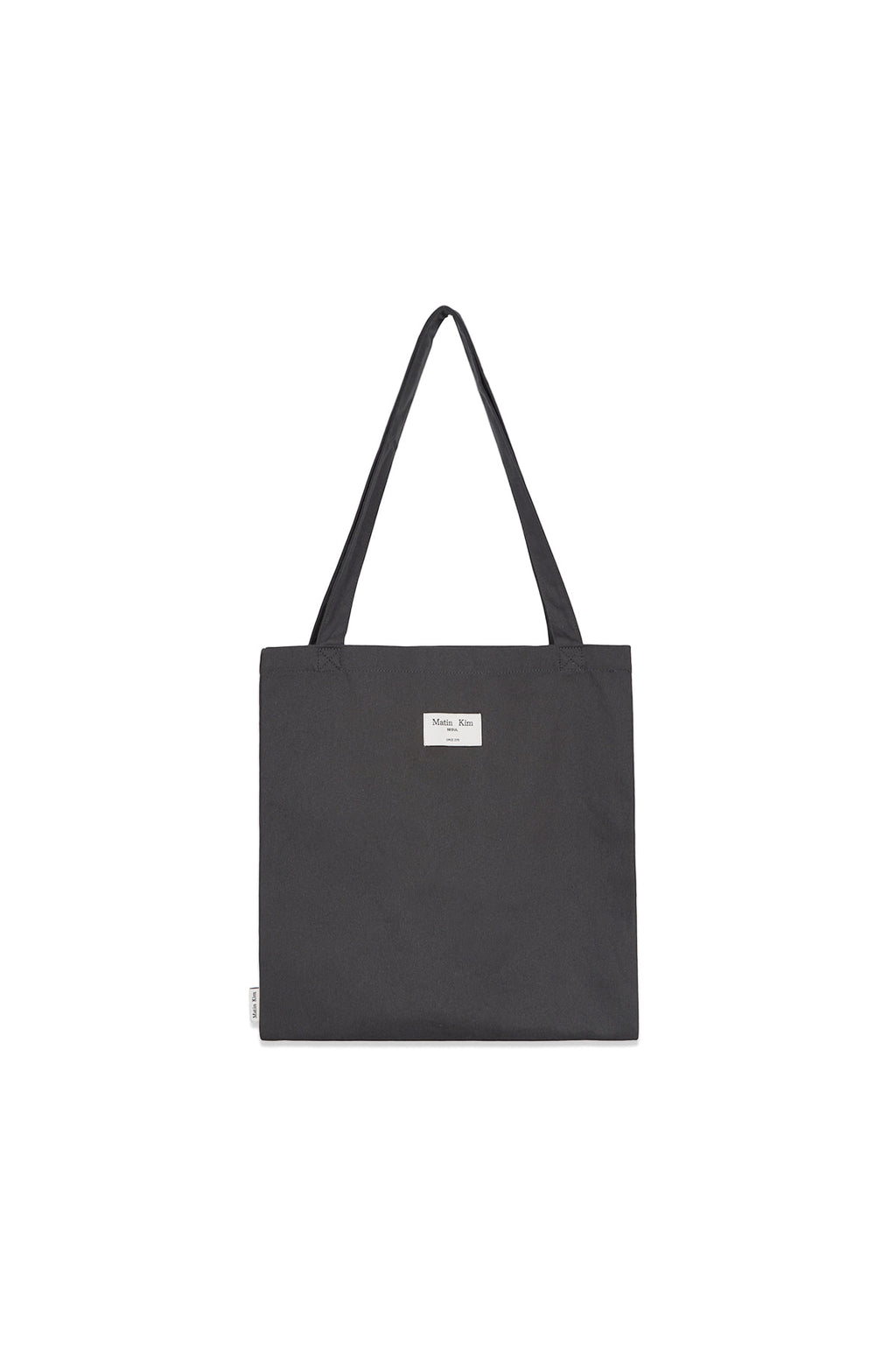 Matin Kim - Hangeul Big Logo Point Ecobag (Charcoal) product image 2 | TRAB K-Fashion Australia