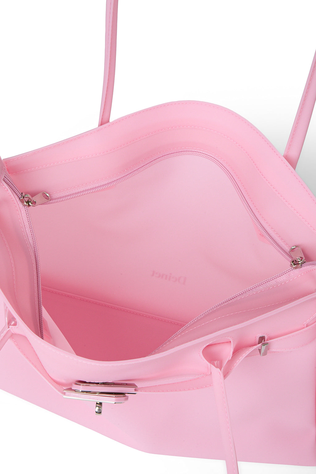 Deinet - [free Card Wallet] Jelly Two-Way Big Bag (Pink) product image 10 | TRAB K-Fashion Australia