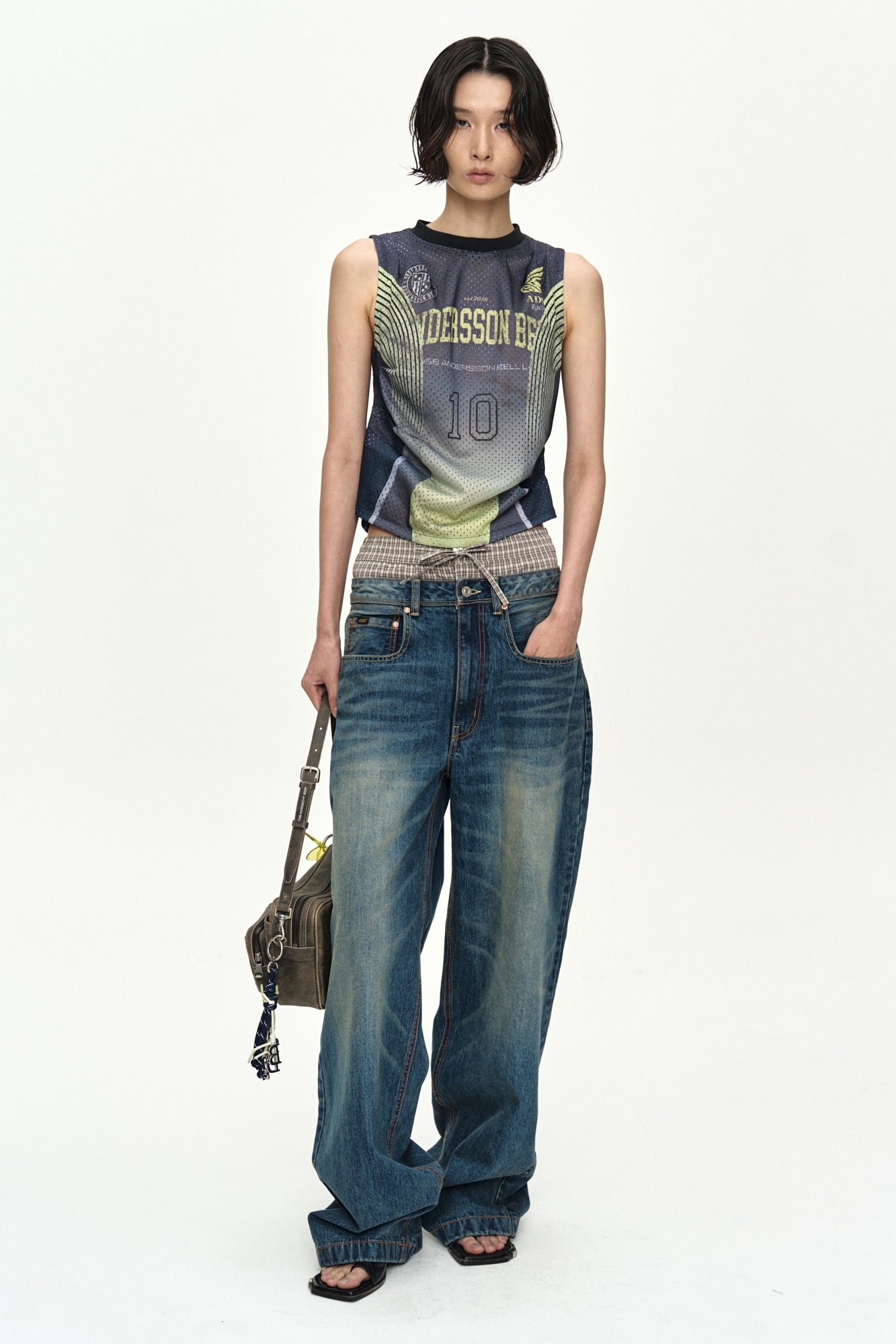 Andersson Bell - Initial Vine Keychain (Navy/Green) product image 7 | TRAB K-Fashion Australia