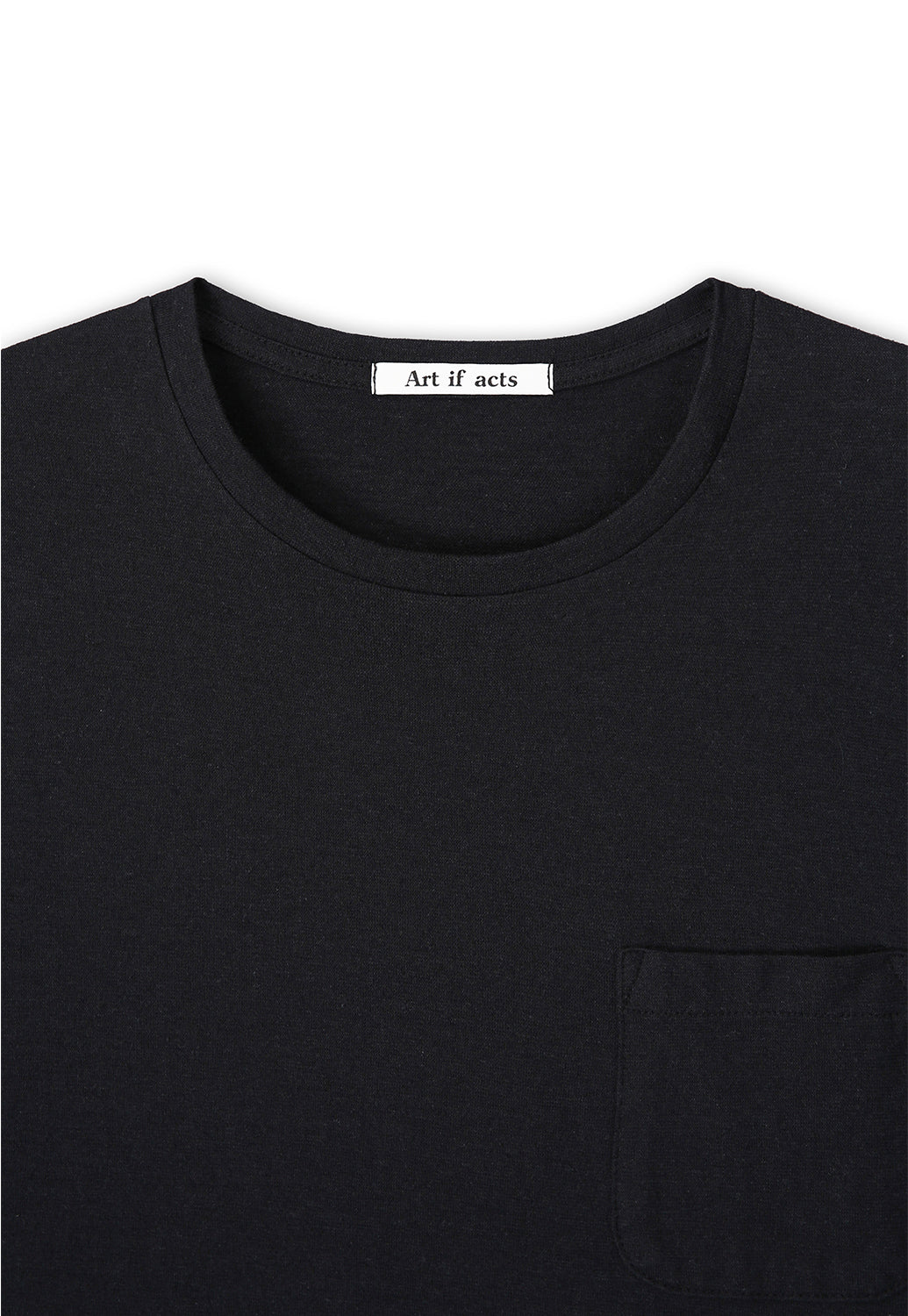Art if acts - Linen Pocket Tee (Black) product image 8 | TRAB K-Fashion Australia