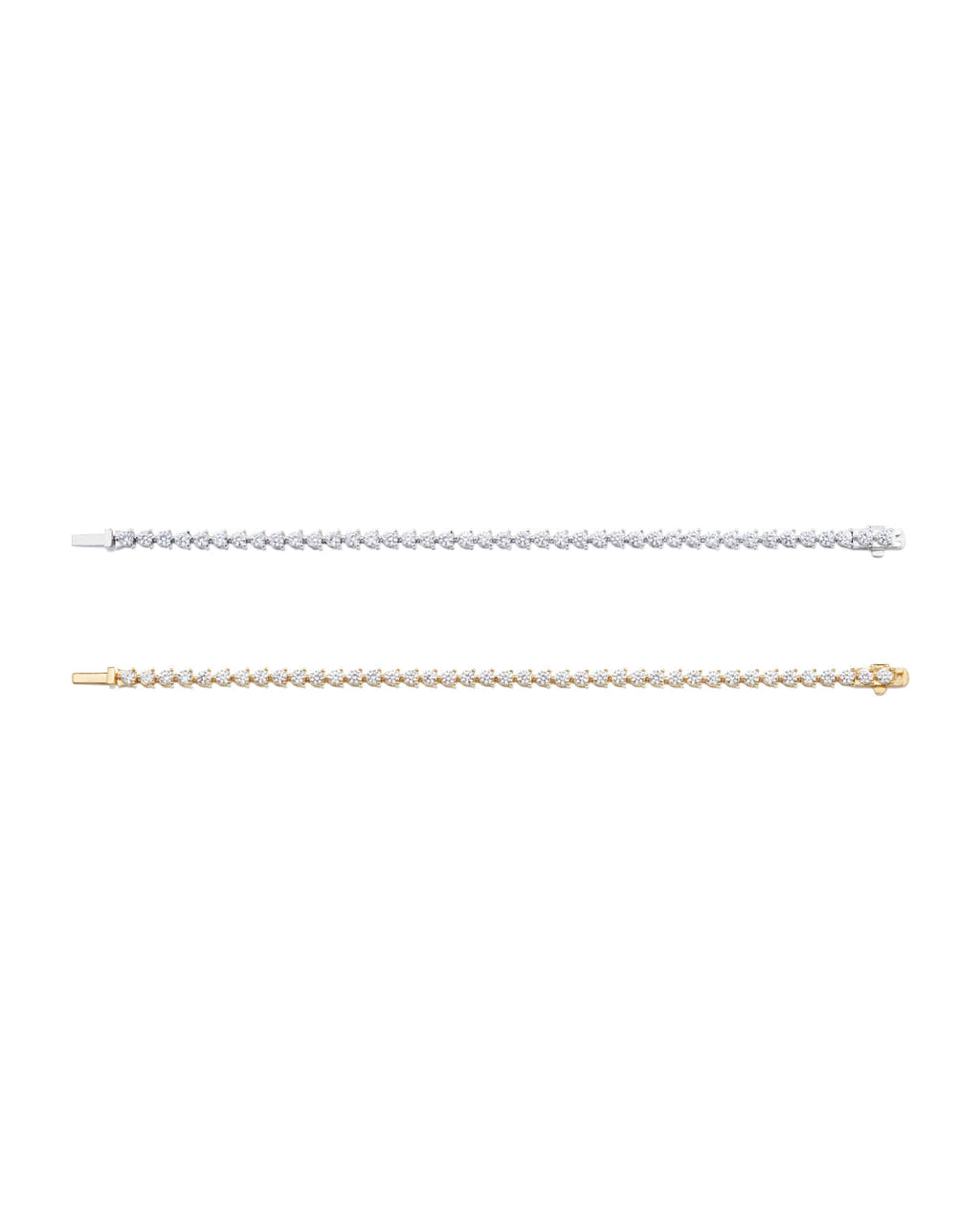 Numbering - N-dia Tennis Bracelet / 3 Prong (3mm) #3910 product image 9 | TRAB K-Fashion Australia