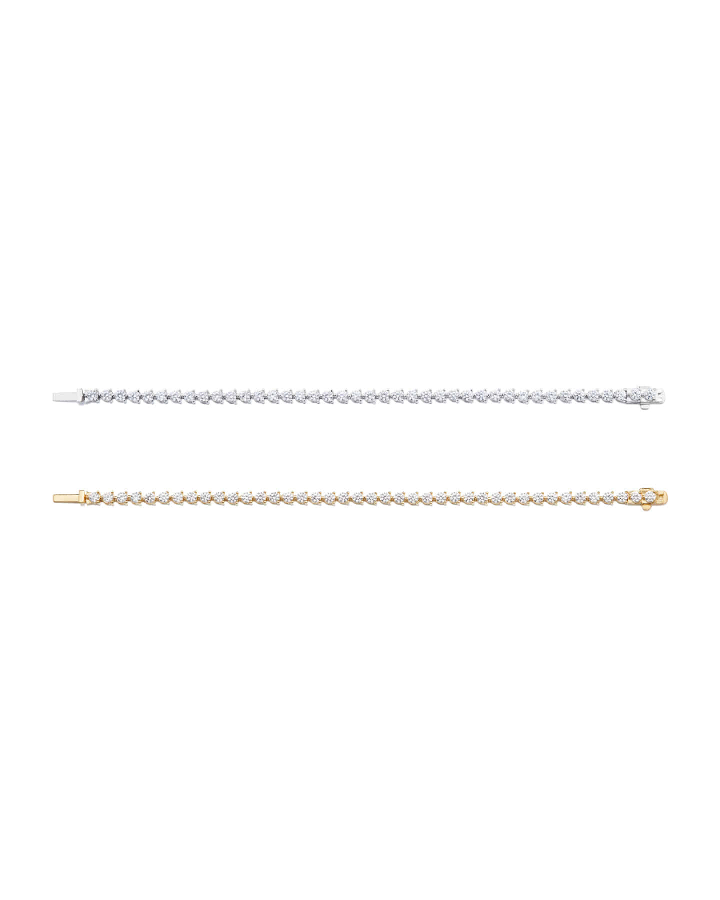 Numbering - N-dia Tennis Bracelet / 3 Prong (3mm) #3910 product image 9 | TRAB K-Fashion Australia