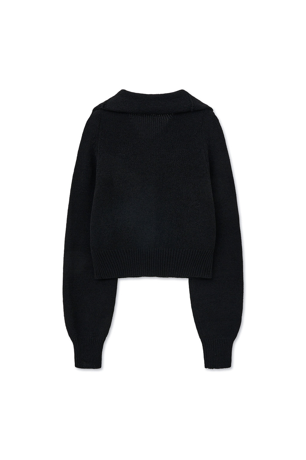 Matin Kim - Hook Point Two Way Cross Cardigan (Black) product image 2 | TRAB K-Fashion Australia
