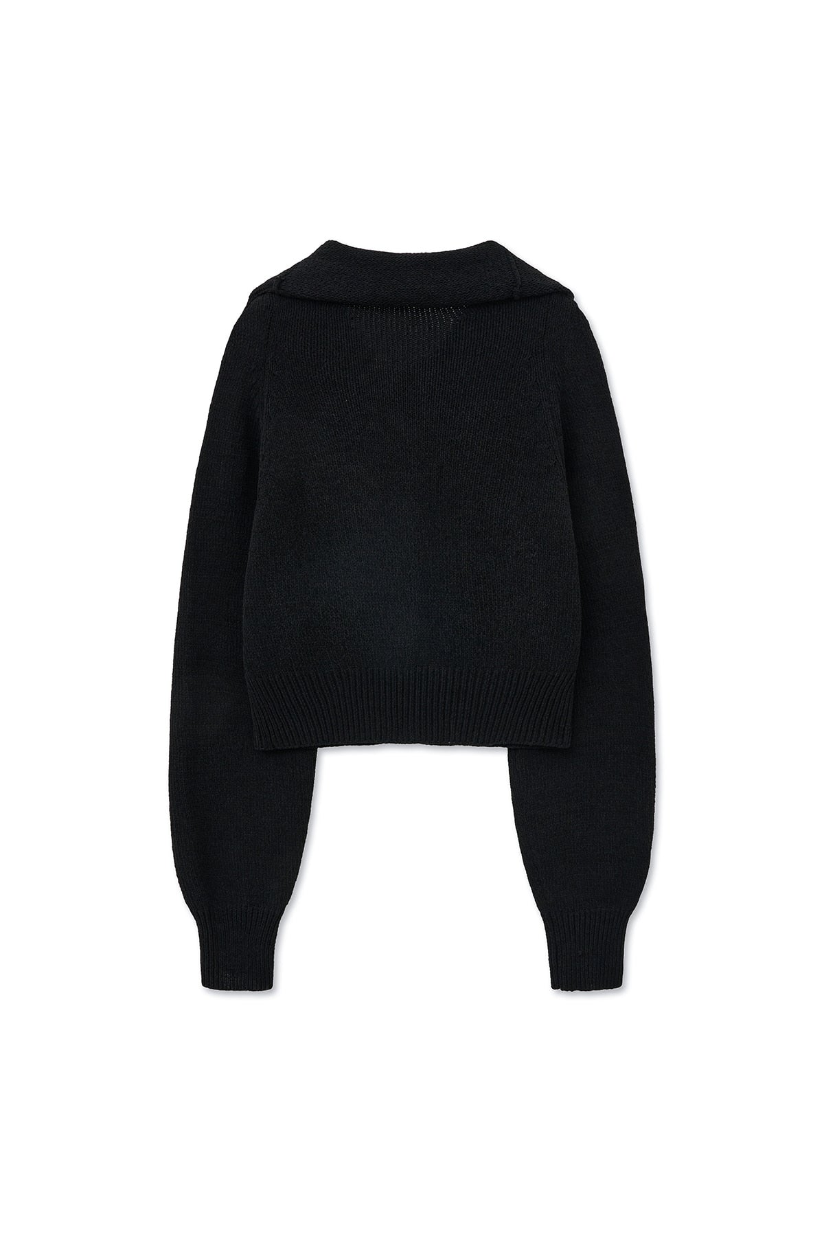 Matin Kim - Hook Point Two Way Cross Cardigan (Black) product image 2 | TRAB K-Fashion Australia