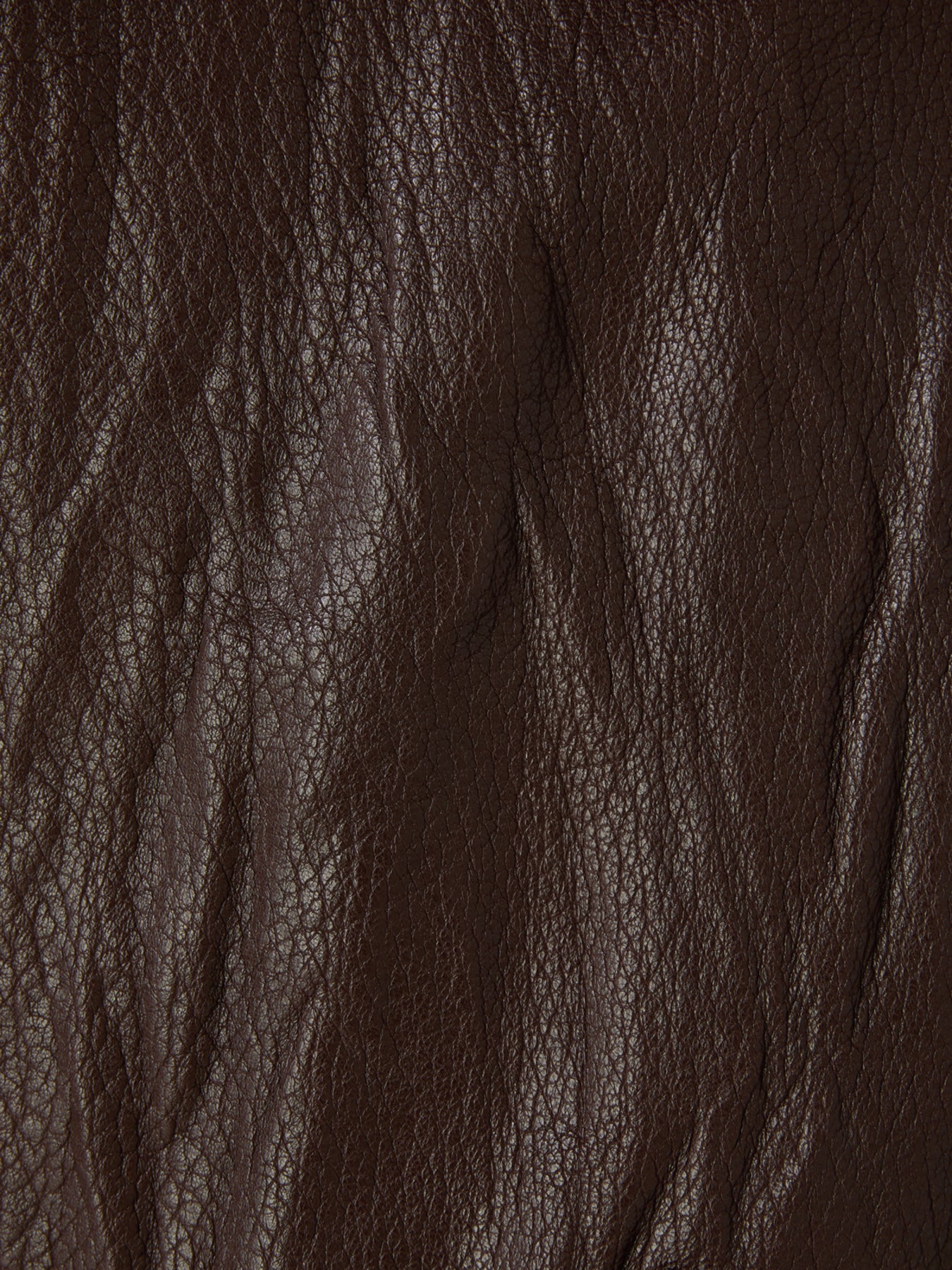 Recto - High-Neck Leather Jumper (Brown) product image 12 | TRAB K-Fashion Australia