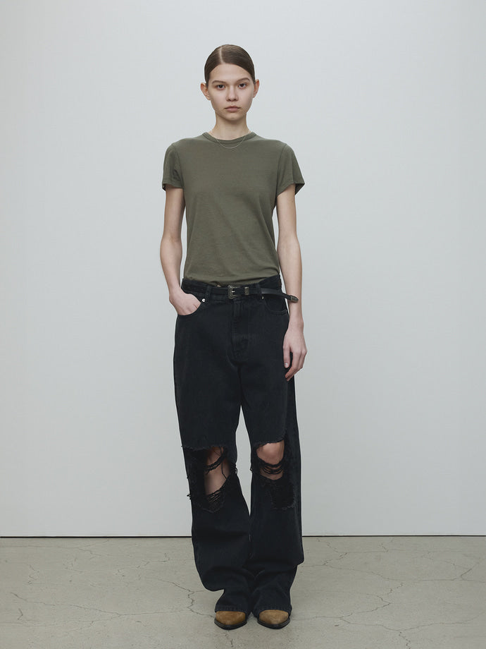 Tonywack - Cotton Cashmere T-Shirts (Olive) product image 4 | TRAB K-Fashion Australia