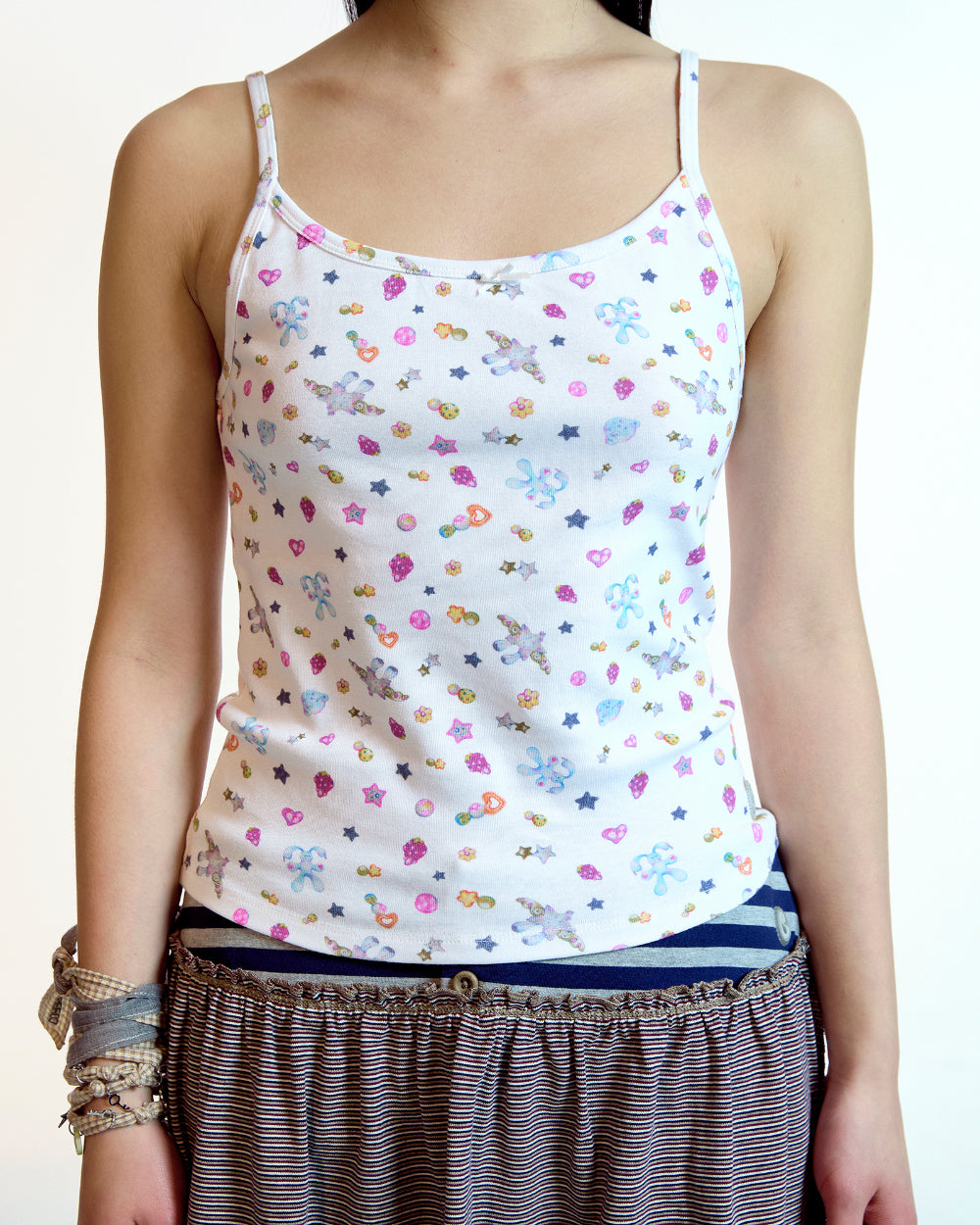 Coyseio - Ema Tiny Friends Sleeveless (White) product image 6 | TRAB K-Fashion Australia