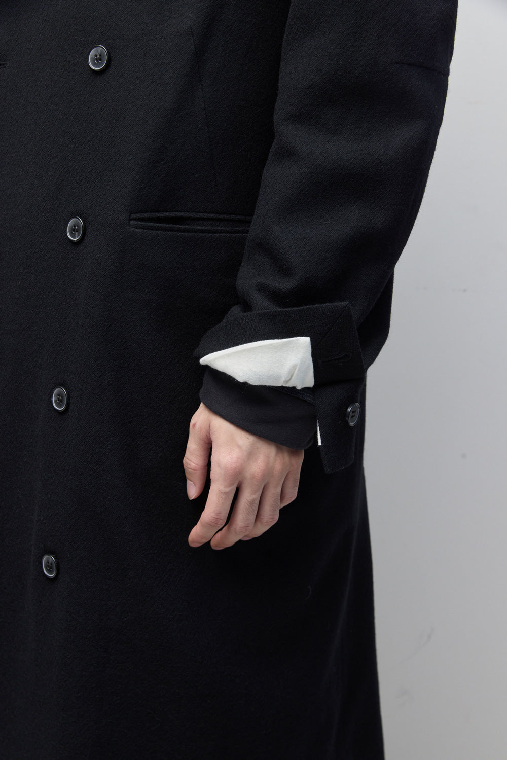 Hatchingroom - Darted Double Breasted Coat (Black) product image 17 | TRAB K-Fashion Australia