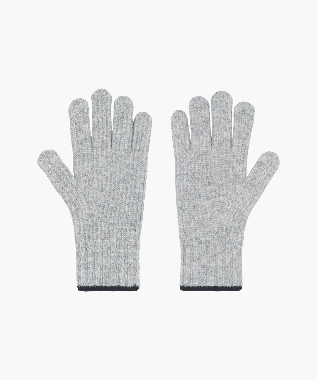 Marithe & Francois Girbaud - Classic Logo Knit Glove (Light Gray) product image 2 | TRAB K-Fashion Australia