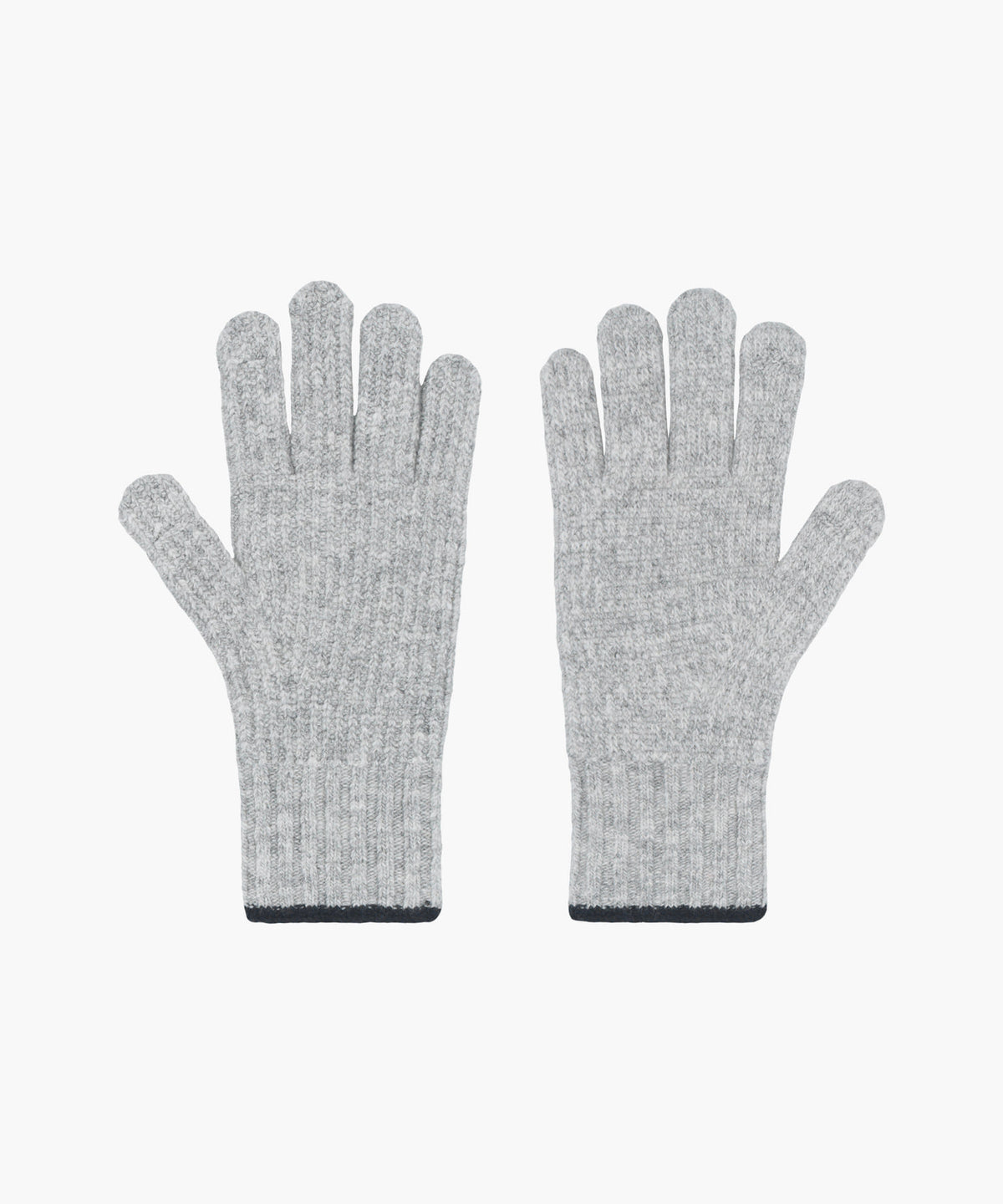 Marithe & Francois Girbaud - Classic Logo Knit Glove (Light Gray) product image 2 | TRAB K-Fashion Australia