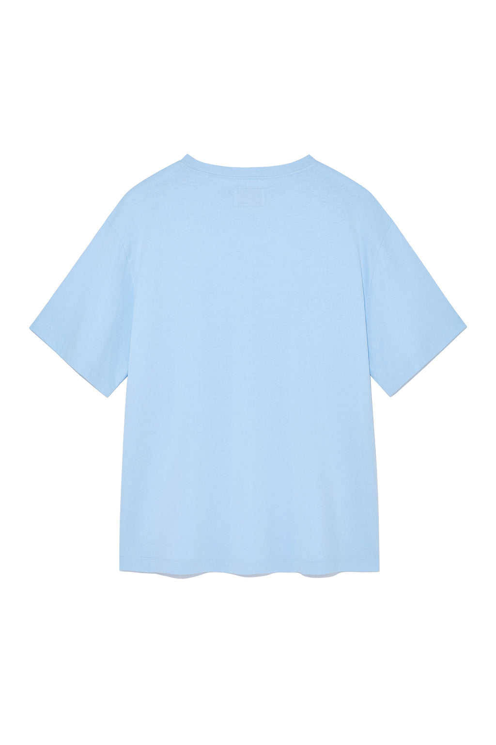 Matin Kim - Half Text Logo Top (Sky) product image 2 | TRAB K-Fashion Australia