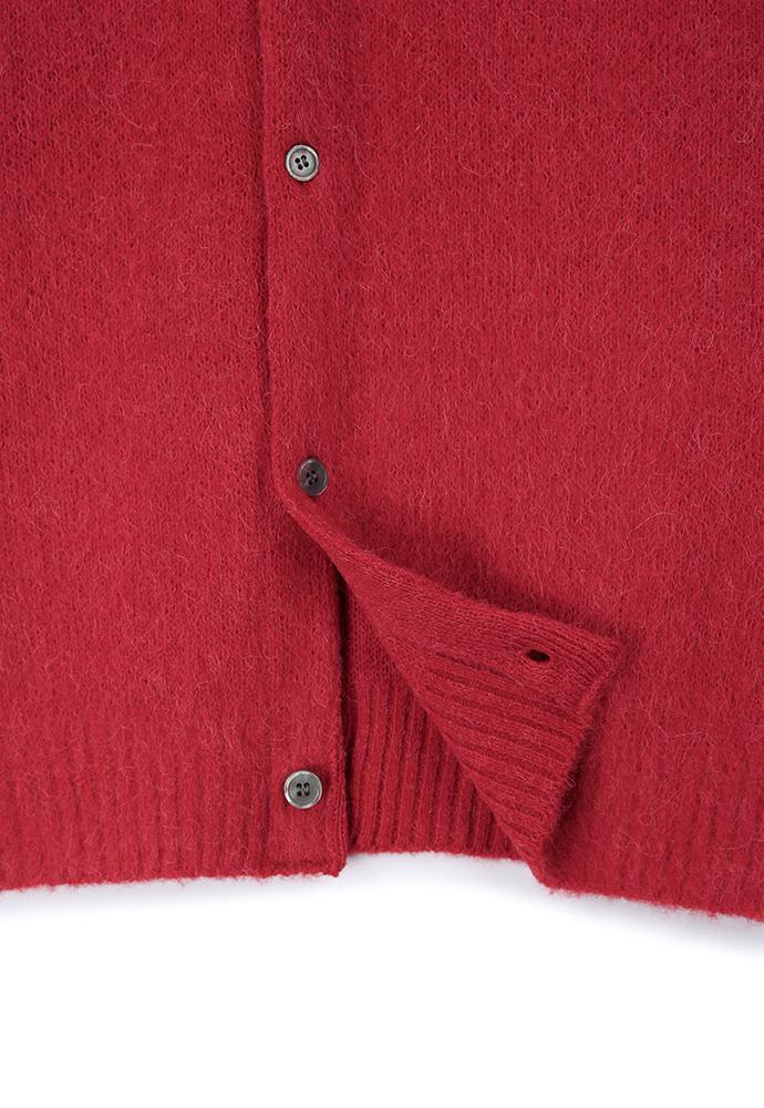 Art if acts - Mohair Round Neck Cardigan (Red) product image 11 | TRAB K-Fashion Australia