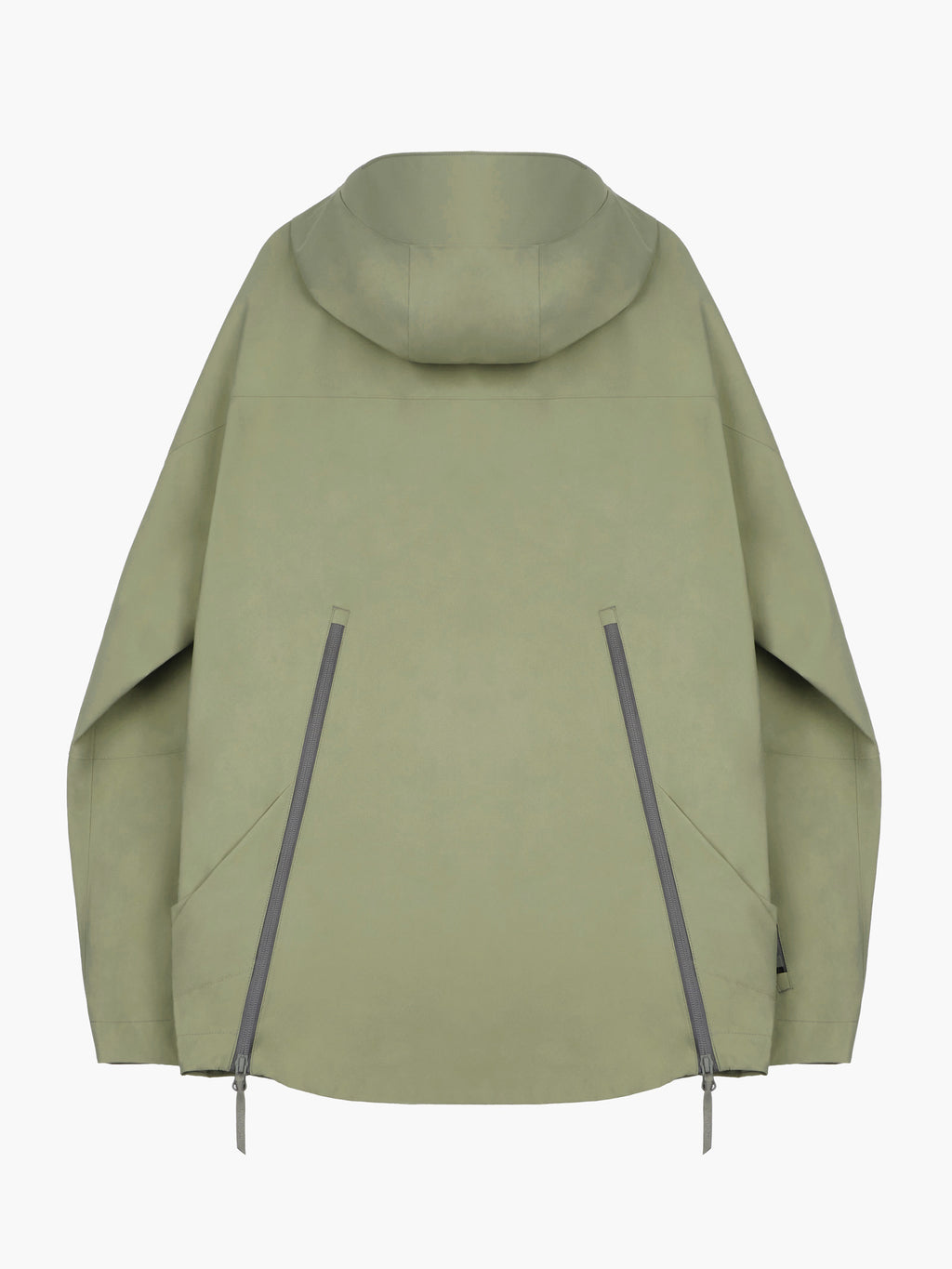 Jiyong Kim - Gore-Tex Draped Windbreaker (Sage Green) product image 12 | TRAB K-Fashion Australia