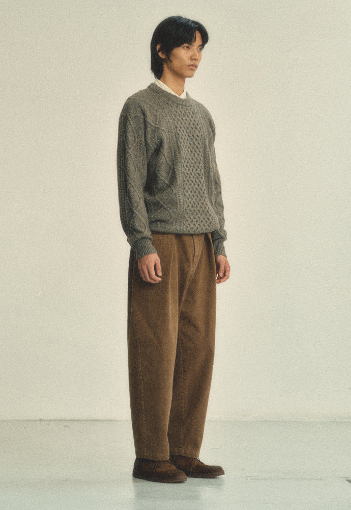 Art if acts - Pocket On Tuck Pants (Camel Brown) product image 2 | TRAB K-Fashion Australia