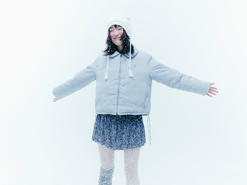Coyseio - Solid Padded Jacket (Sky Blue) product image 2 | TRAB K-Fashion Australia