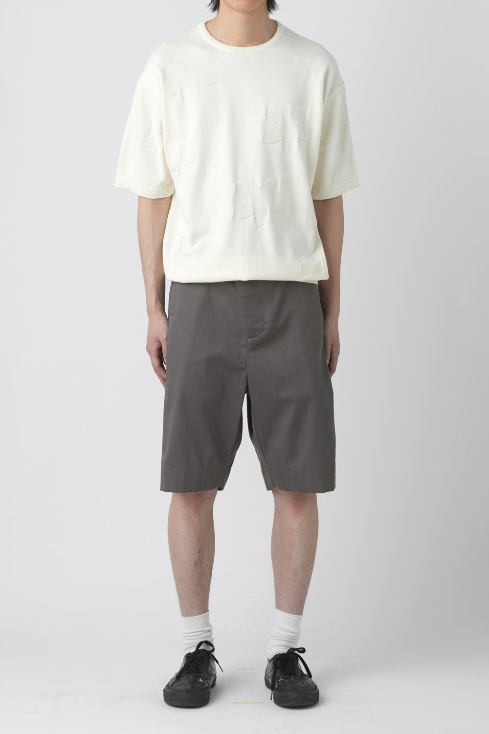 Hatchingroom - Floral Jacquard Knit V2 (Ivory) product image 6 | TRAB K-Fashion Australia