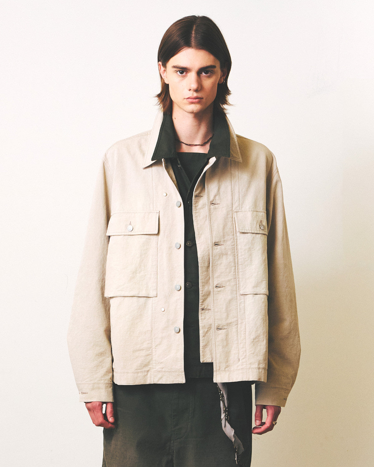 Eastlogue - Kw-m43 Jacket (Vintage Ecru) product image 2 | TRAB K-Fashion Australia