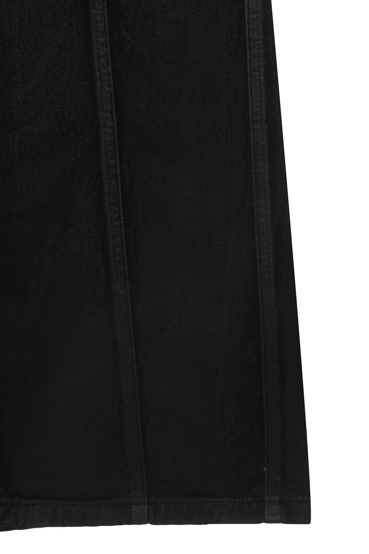 Matin Kim - Wax Coating Denim Skirt (Black) product image 4 | TRAB K-Fashion Australia