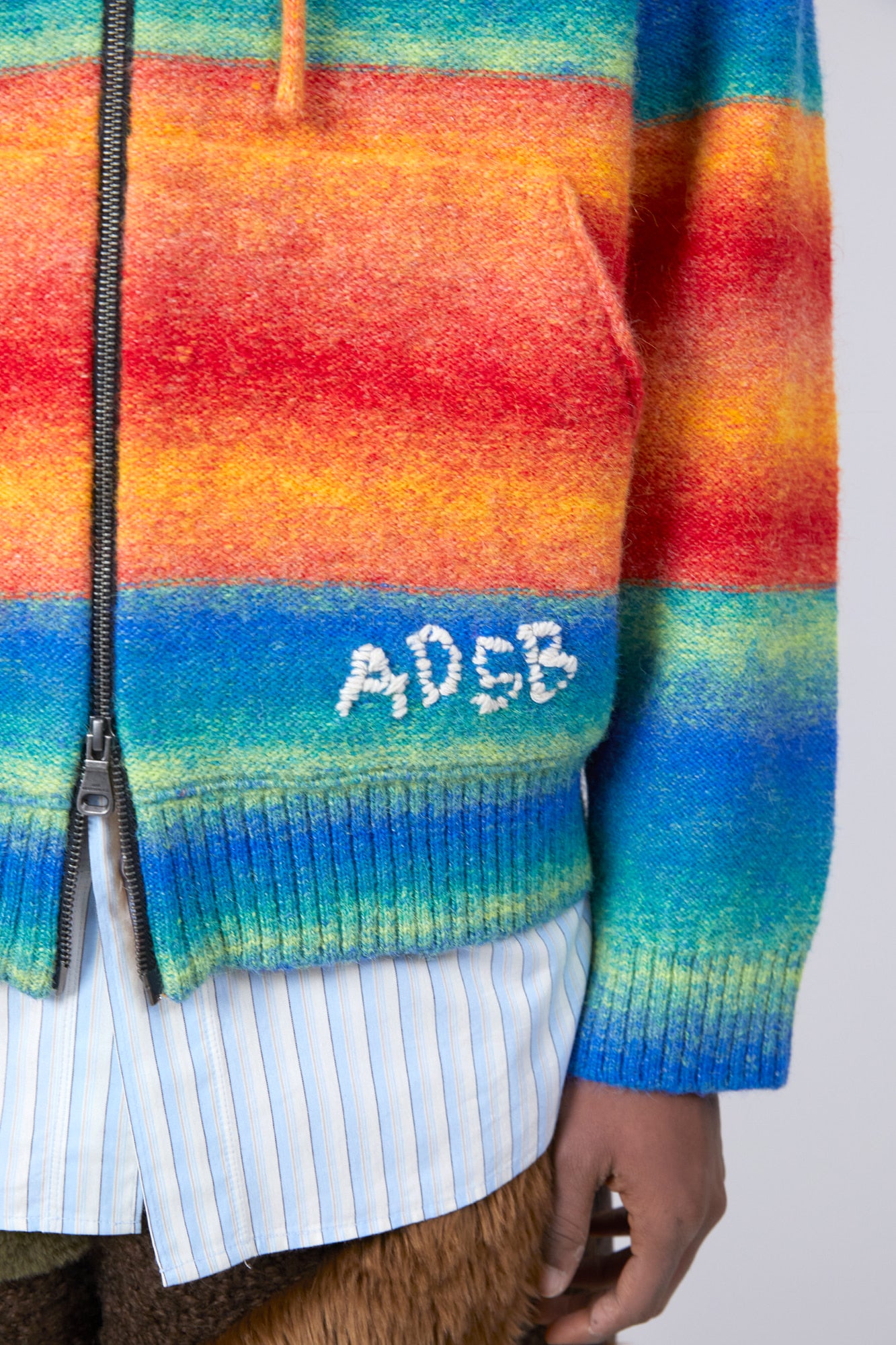 Andersson Bell - Unisex Multi Gradient Hoodie (Multi) product image 5 | TRAB K-Fashion Australia