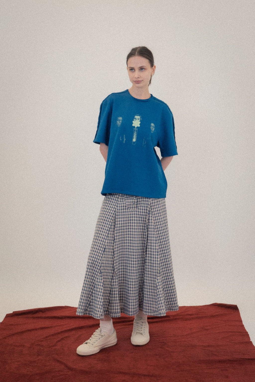 Ioedle - Fractal Waterfall Skirt (Blue) product image 8 | TRAB K-Fashion Australia