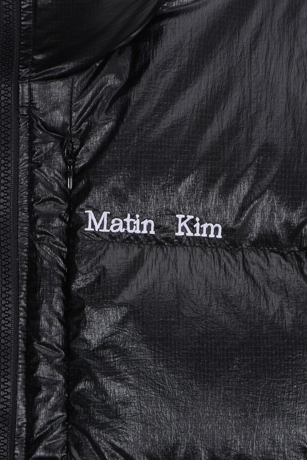 Matin Kim - Small Logo Volume Down Jumper (Black) product image 3 | TRAB K-Fashion Australia