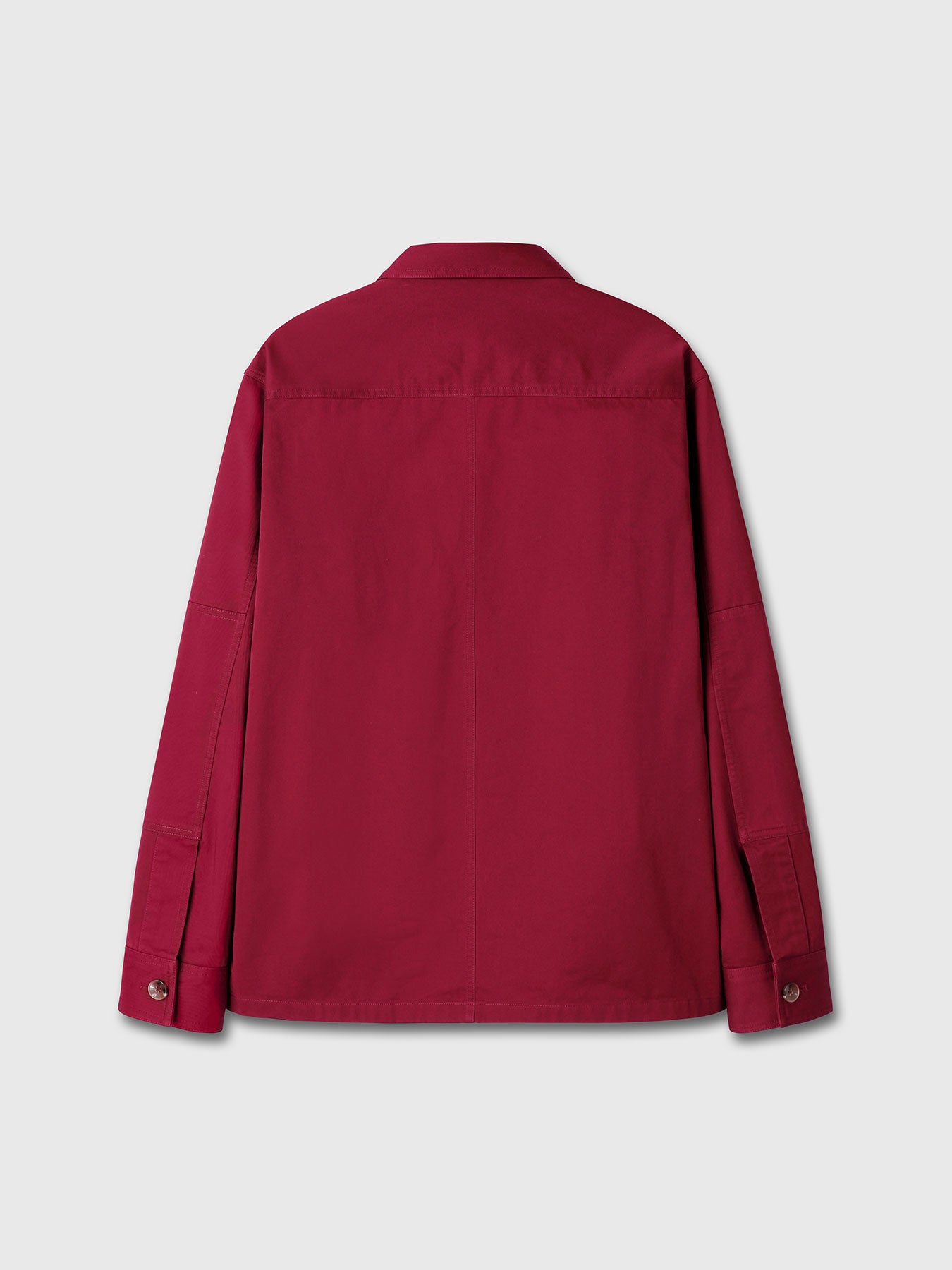 Tonywack - Washed Cotton Twill Overshirt (Red) product image 9 | TRAB K-Fashion Australia