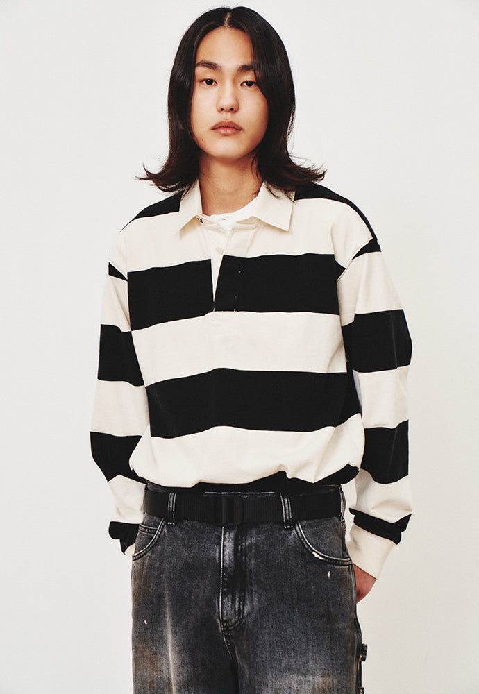 Art if acts - Garment Washed Rugby Tee (Black) product image 6 | TRAB K-Fashion Australia