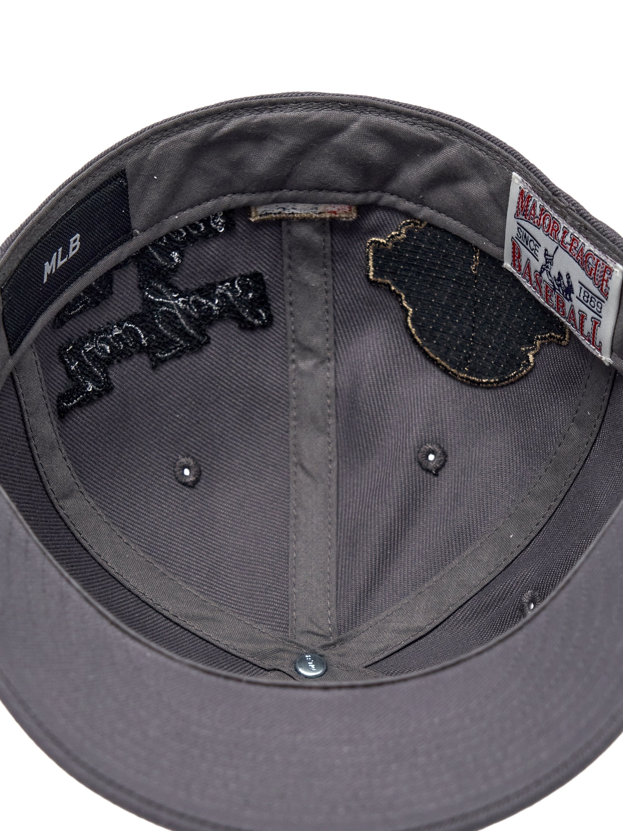 MLB Korea - MLB Signature Patch Structure Ball Cap New York Yankees (Dark Gray) product image 11 | TRAB K-Fashion Australia