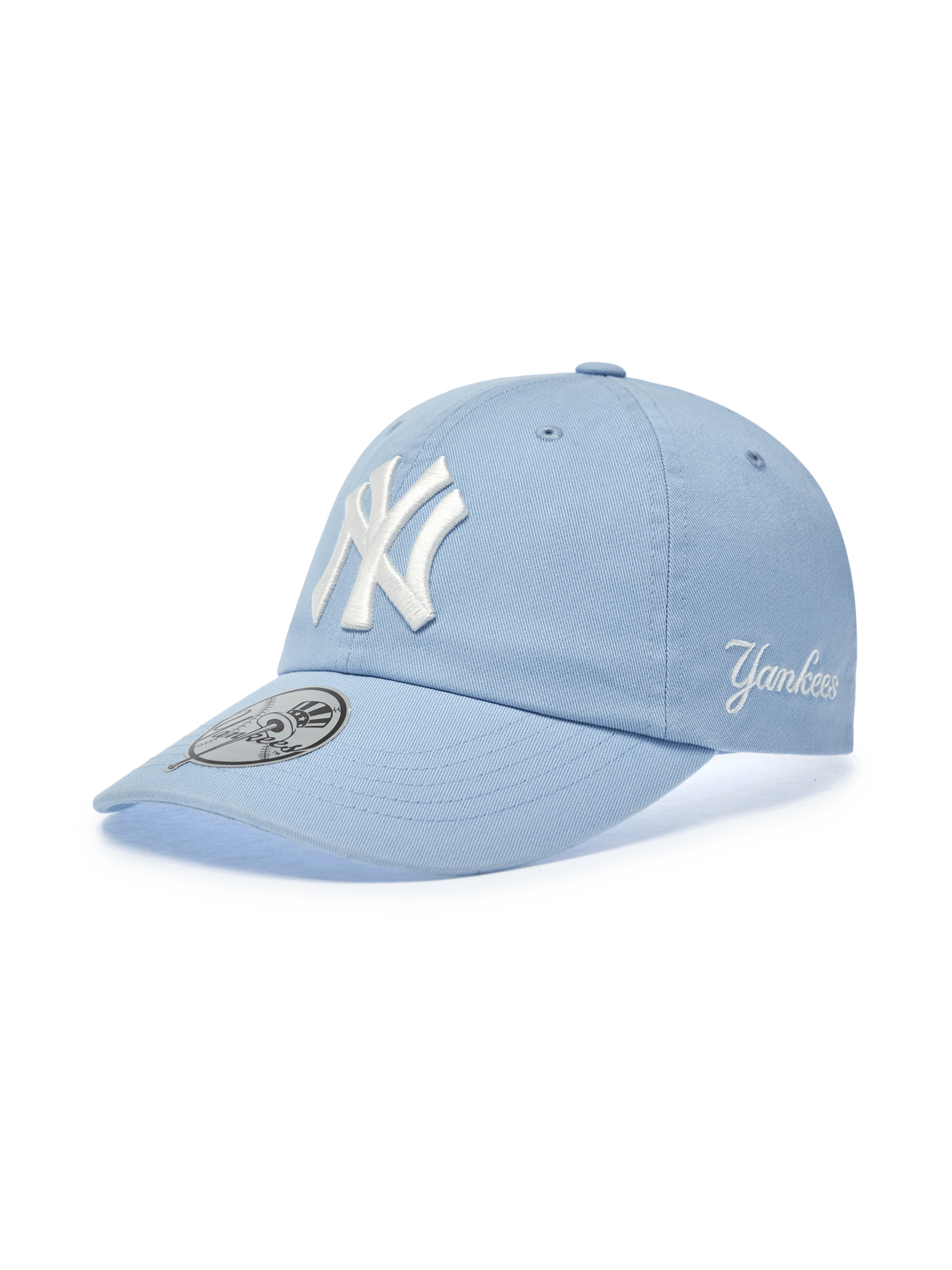 MLB Korea - MLB Signature Unstructured Ball Cap New York Yankees (Sky Blue) product image 2 | TRAB K-Fashion Australia
