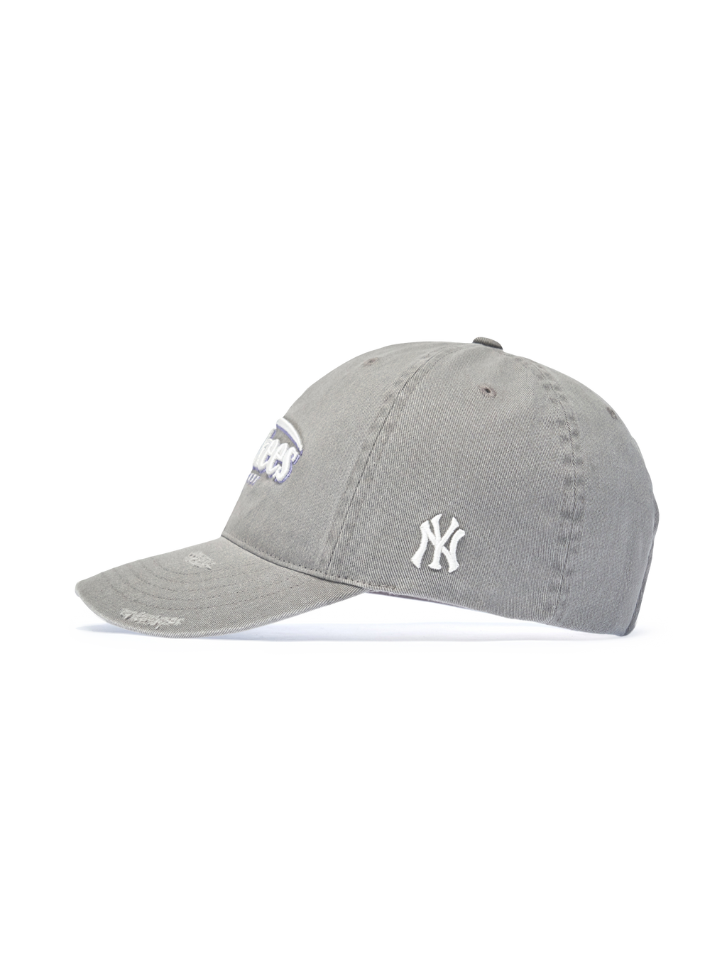 MLB Korea - MLB Vintage Damage Curve Logo Unstructured Ball Cap New York Yankees (Gray) product image 6 | TRAB K-Fashion Australia