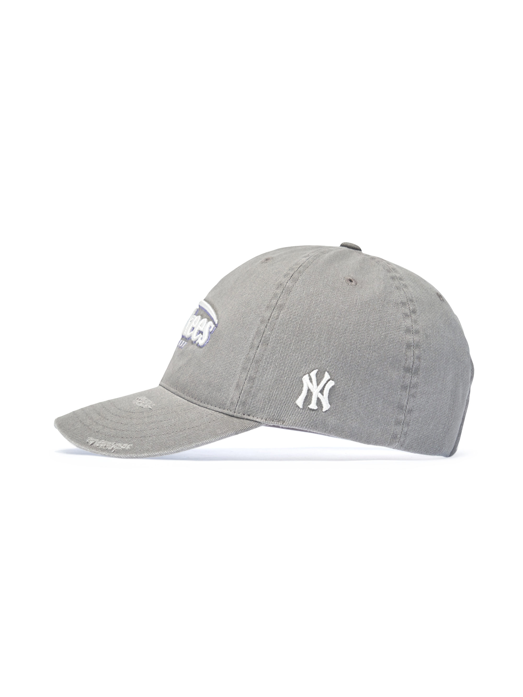MLB Korea - MLB Vintage Damage Curve Logo Unstructured Ball Cap New York Yankees (Gray) product image 6 | TRAB K-Fashion Australia