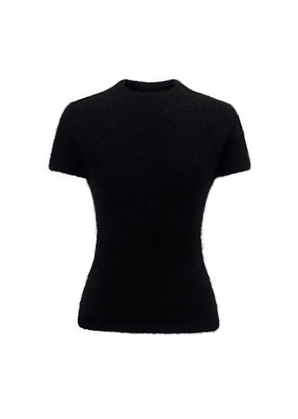Amomento - wholegarment hairy knit top (Black) product image 1 | TRAB K-Fashion Australia
