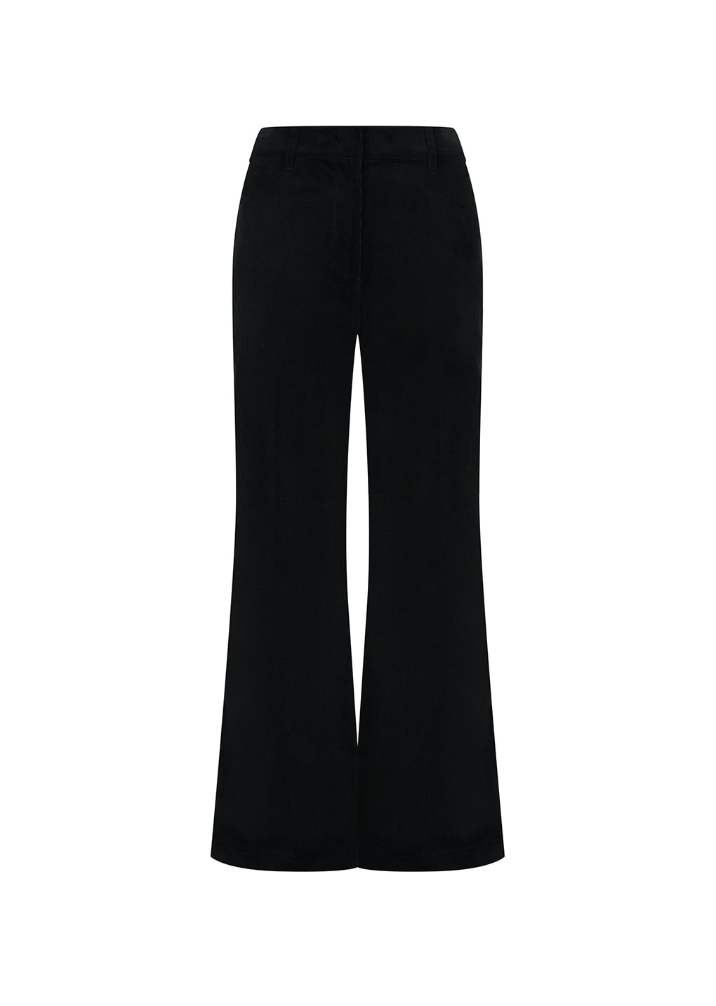 Amomento - corduroy flared pants (Black) product image 1 | TRAB K-Fashion Australia