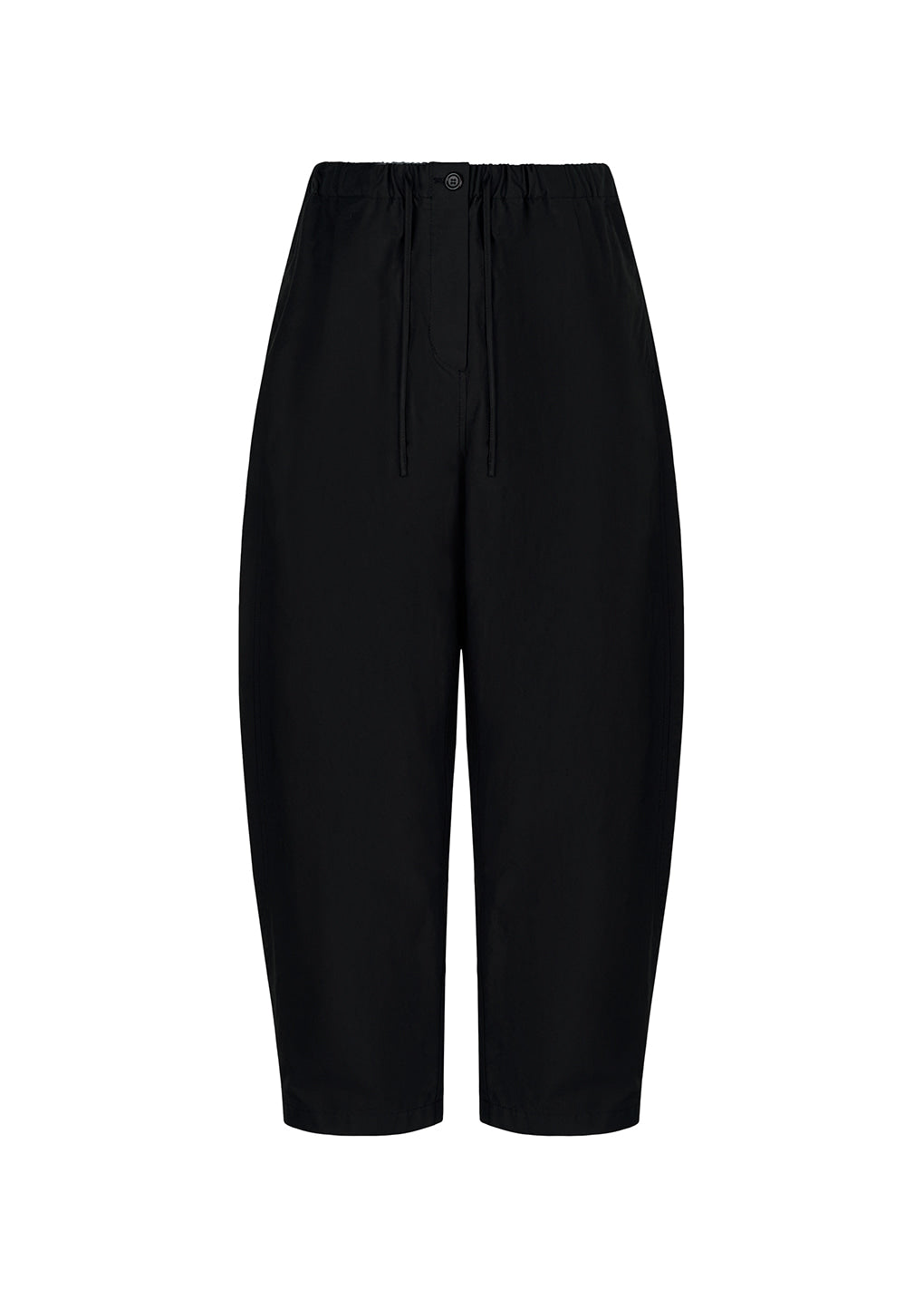 Amomento - drawstring curved pants (Black) product image 1 | TRAB K-Fashion Australia