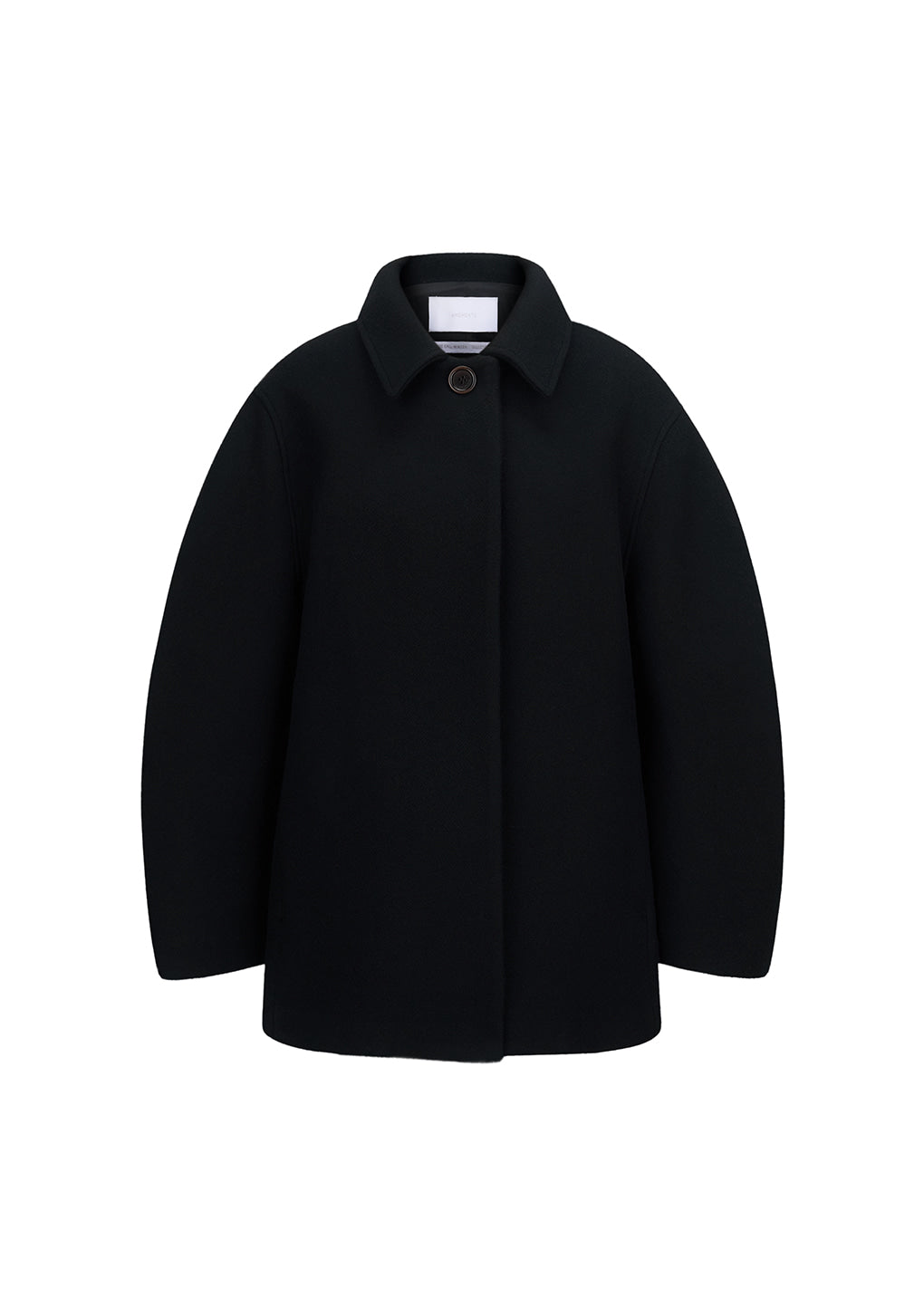 Amomento - hourglass half coat (Black) product image 1 | TRAB K-Fashion Australia