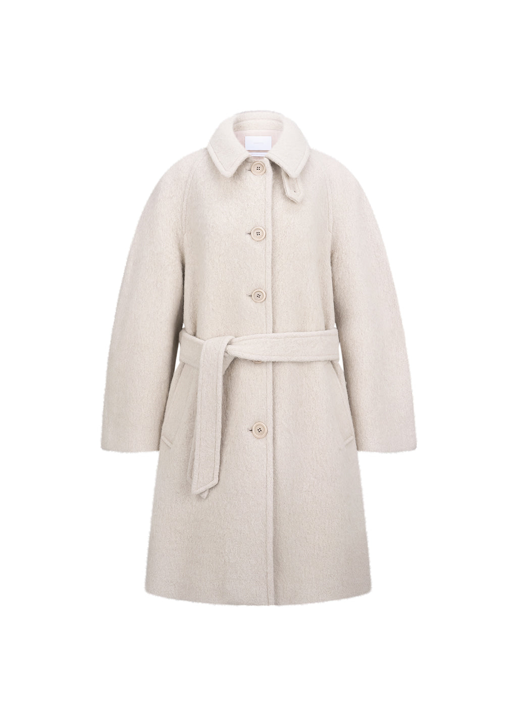 Amomento - alpaca raglan coat (Ivory) product image 1 | TRAB K-Fashion Australia