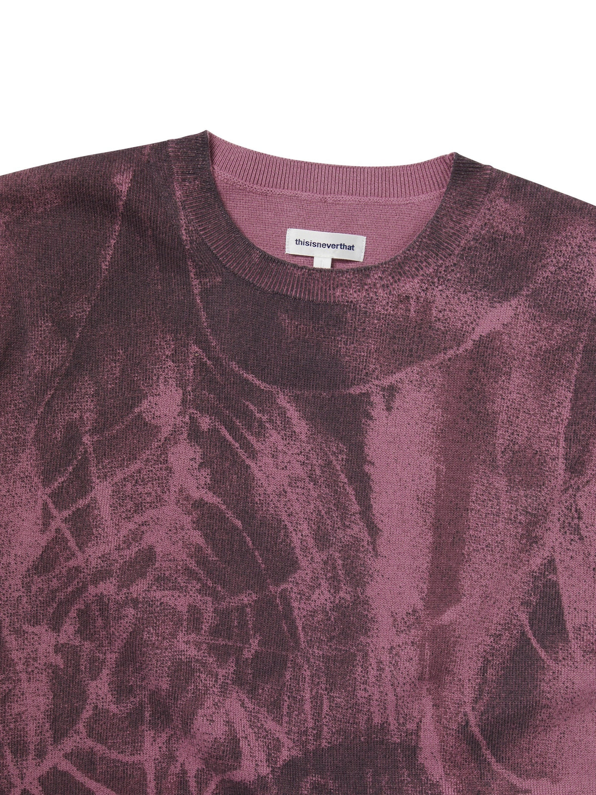 thisisneverthat - Abstract Web Knit Sweater (Magenta) product image 2 | TRAB K-Fashion Australia