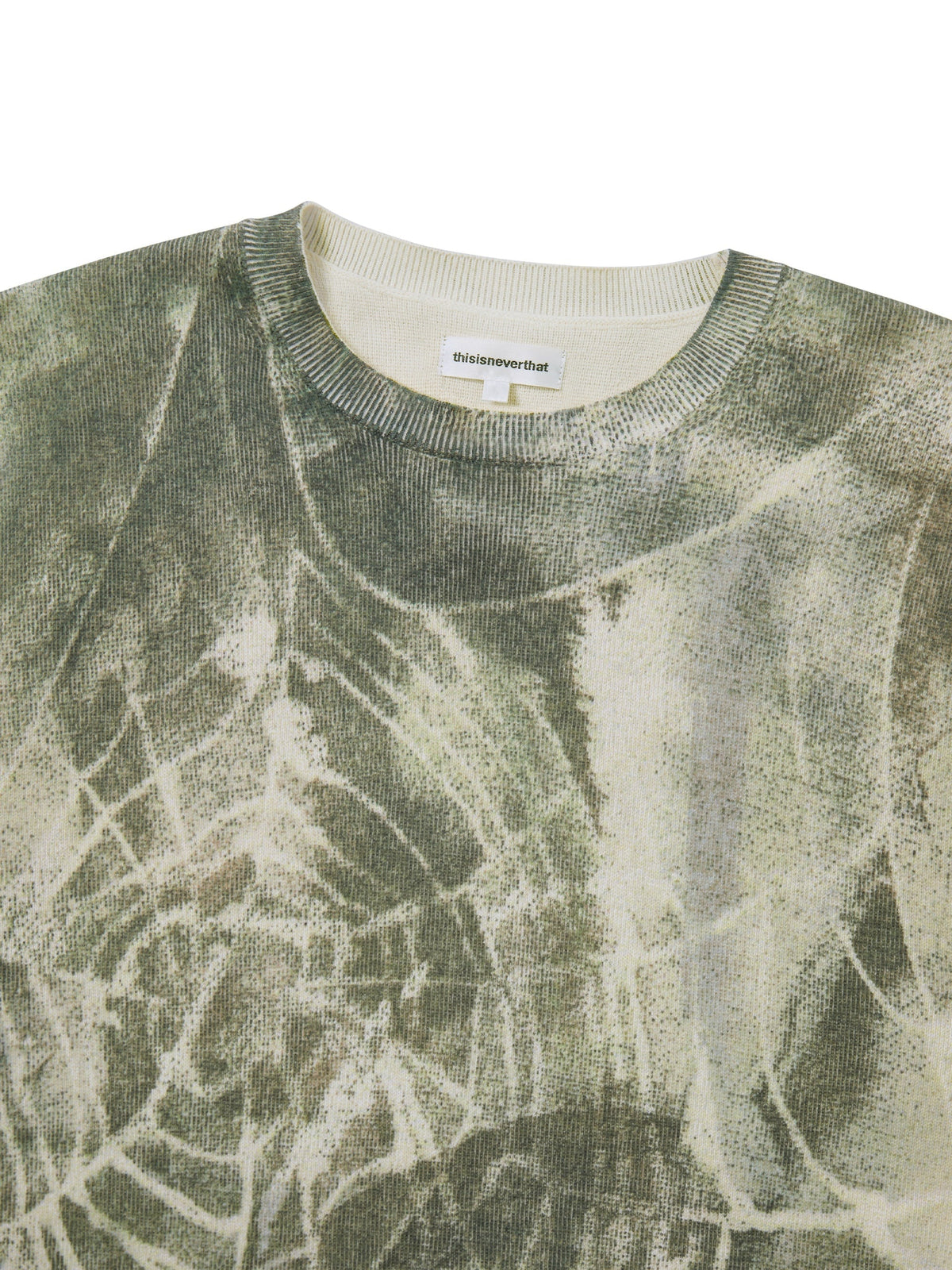 thisisneverthat - Abstract Web Knit Sweater (Olive) product image 2 | TRAB K-Fashion Australia