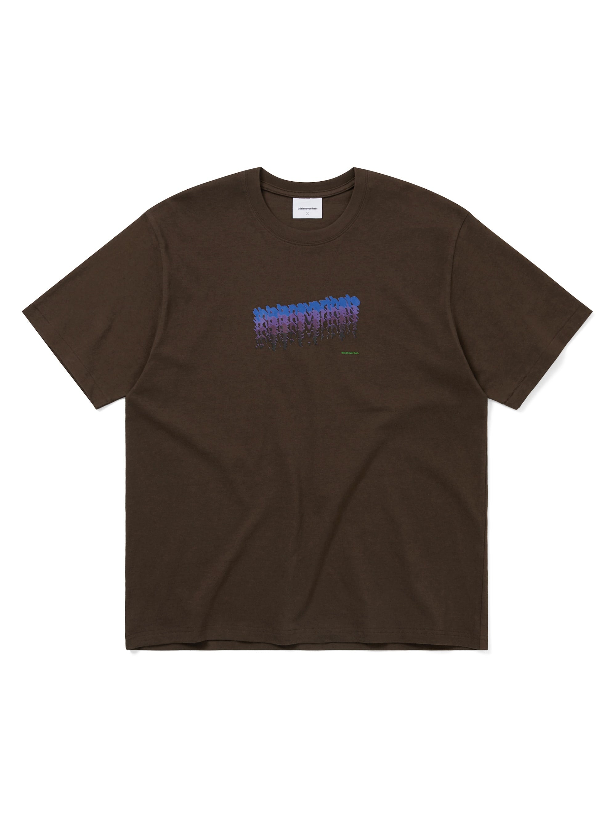 thisisneverthat - Ambiguous Logo Tee (Chocolate) product image 1 | TRAB K-Fashion Australia