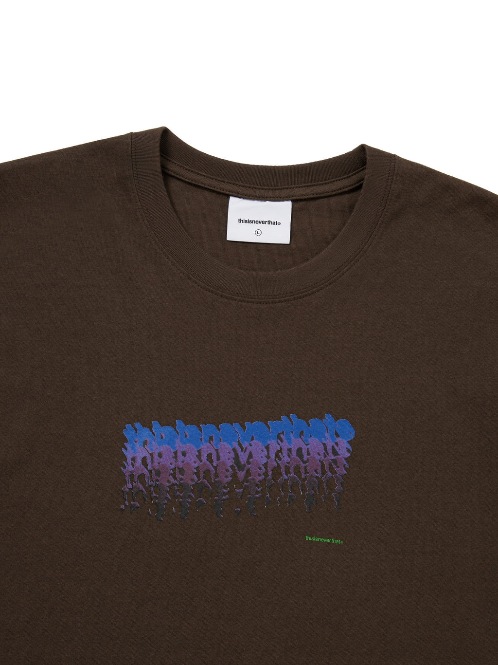 thisisneverthat - Ambiguous Logo Tee (Chocolate) product image 2 | TRAB K-Fashion Australia