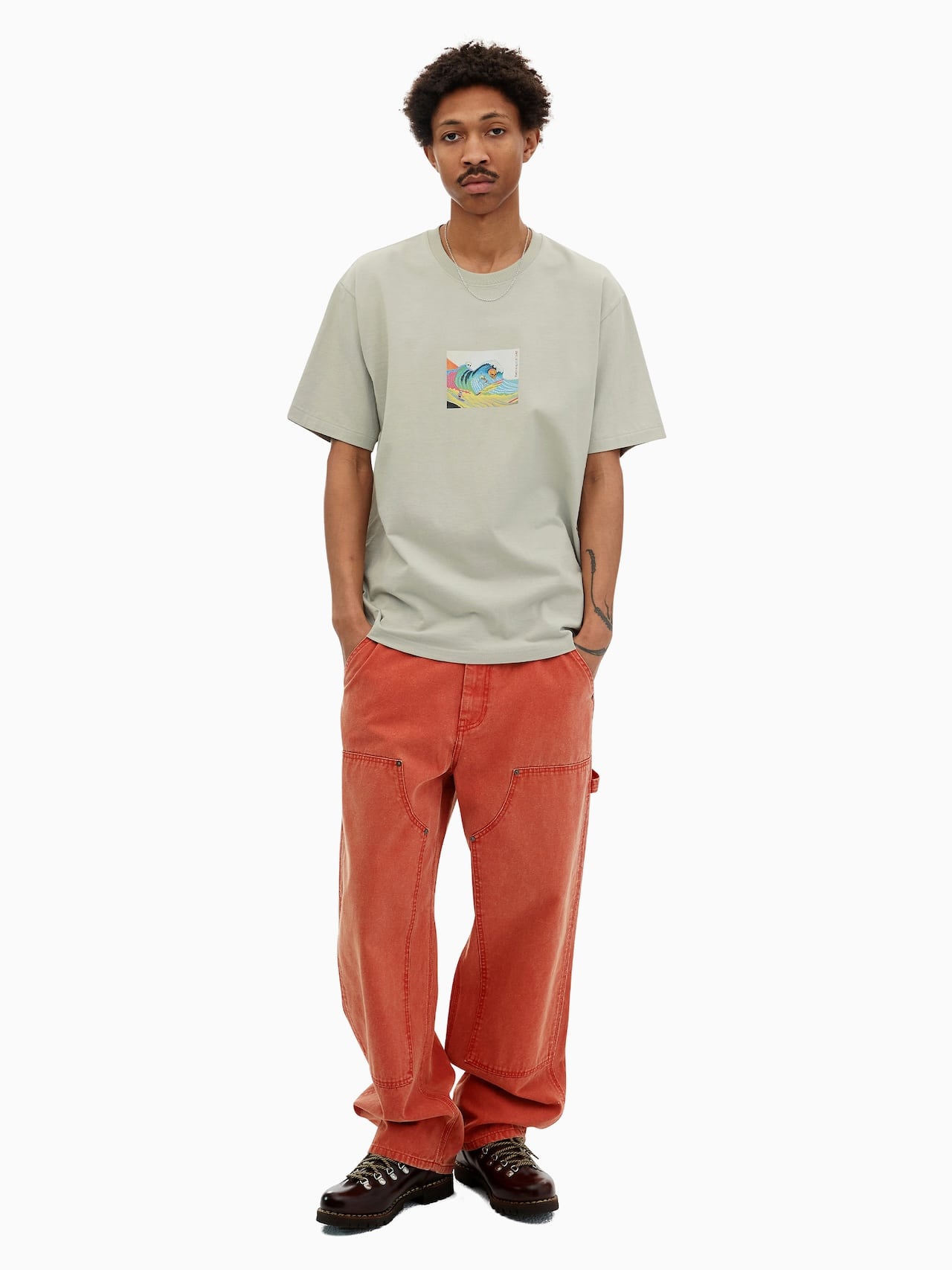 thisisneverthat - Amped Tee (stone) product image 4 | TRAB K-Fashion Australia