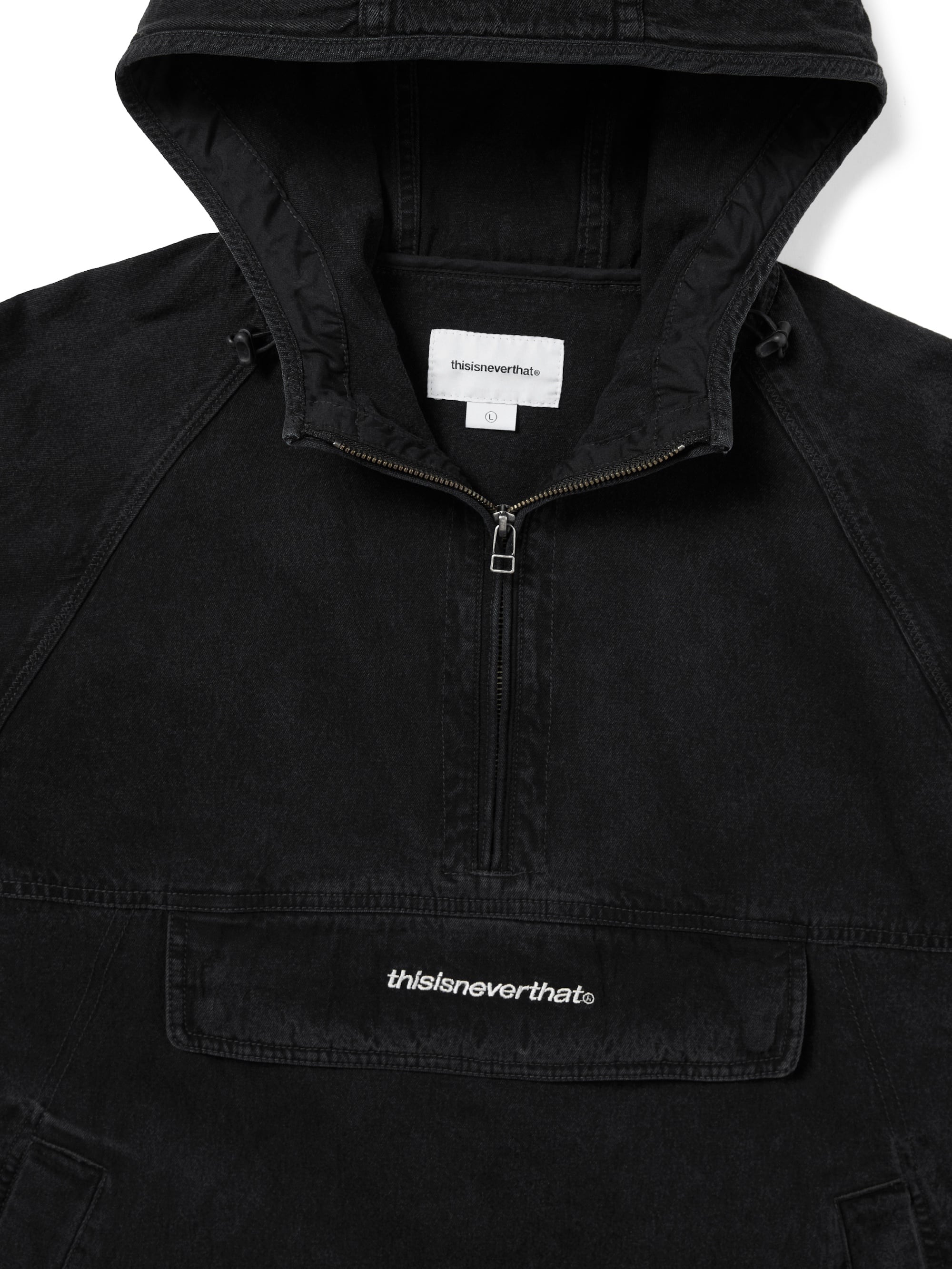 thisisneverthat - Anorak Jacket Washed (black) product image 2 | TRAB K-Fashion Australia