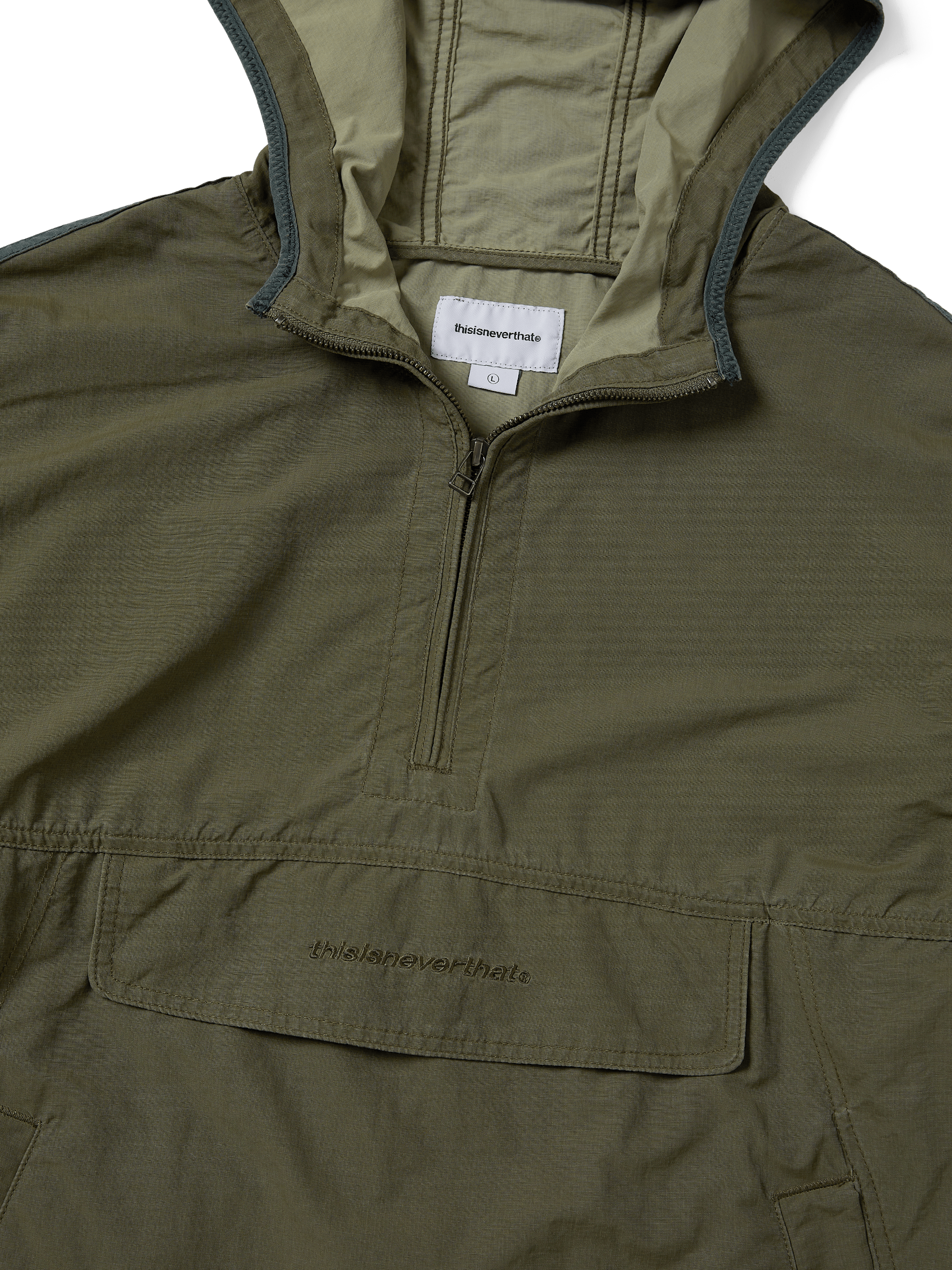 thisisneverthat - Anorak Jacket (Olive) product image 2 | TRAB K-Fashion Australia