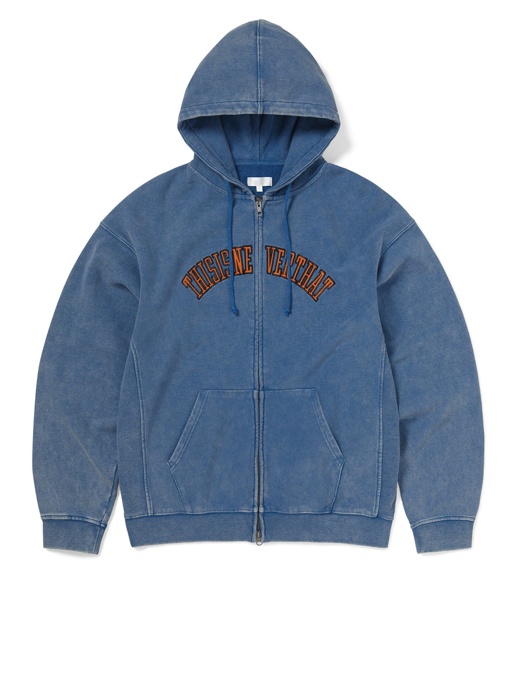 thisisneverthat - Applique Zip Up Hoodie (Blue) product image 1 | TRAB K-Fashion Australia