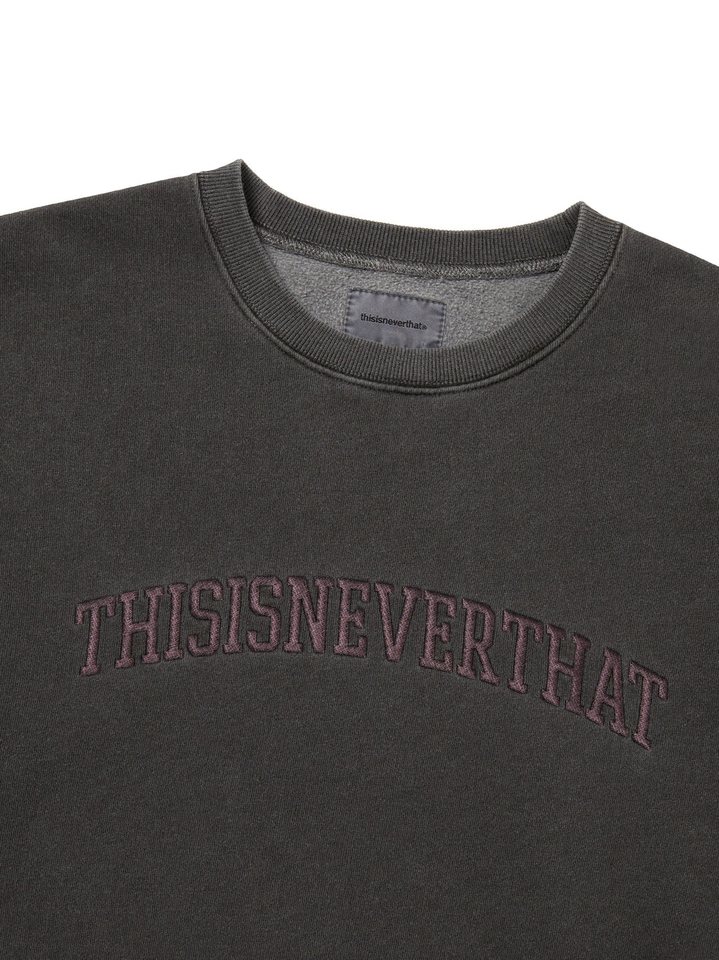 thisisneverthat - Arch-Logo Crewneck (Heather Charcoal) product image 2 | TRAB K-Fashion Australia