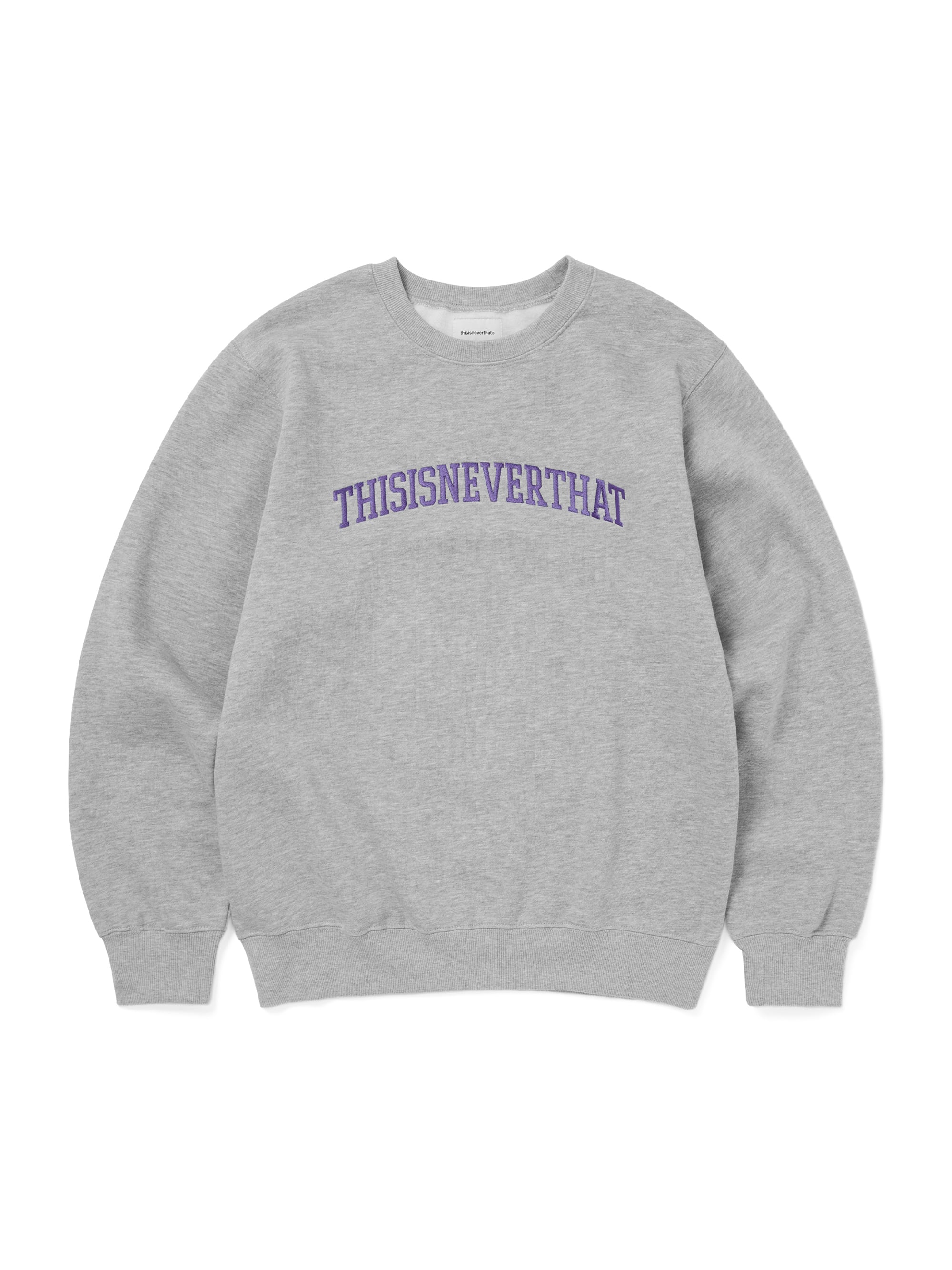 thisisneverthat - Arch-Logo Crewneck (Heather Grey) product image 1 | TRAB K-Fashion Australia