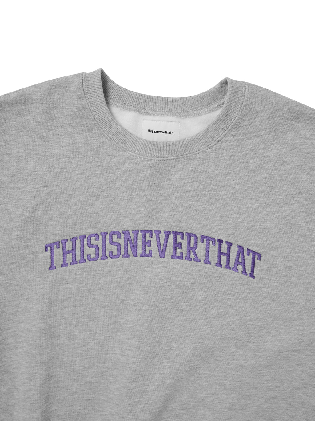 thisisneverthat - Arch-Logo Crewneck (Heather Grey) product image 2 | TRAB K-Fashion Australia
