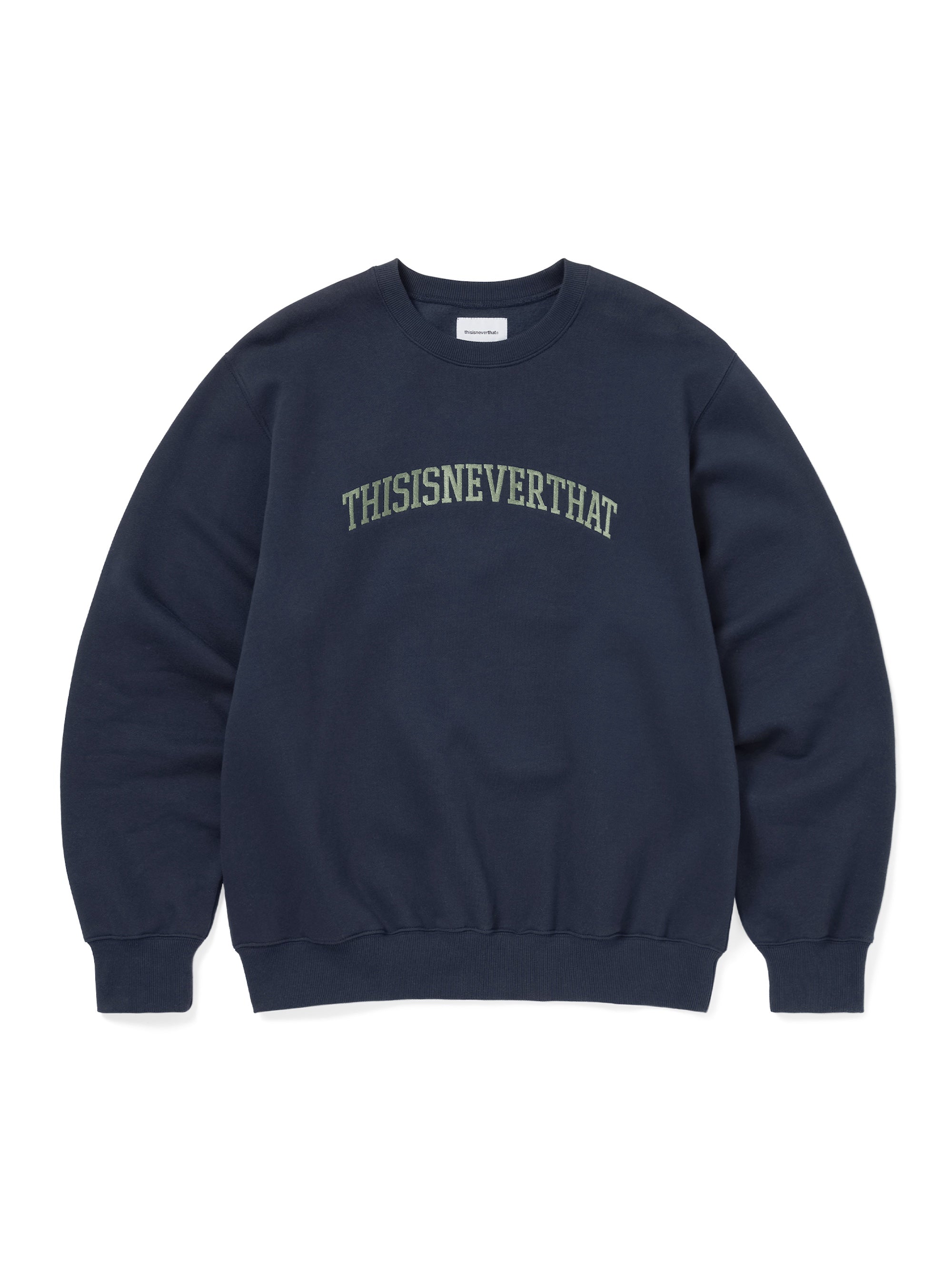 thisisneverthat - Arch-Logo Crewneck (Heather Navy) product image 1 | TRAB K-Fashion Australia