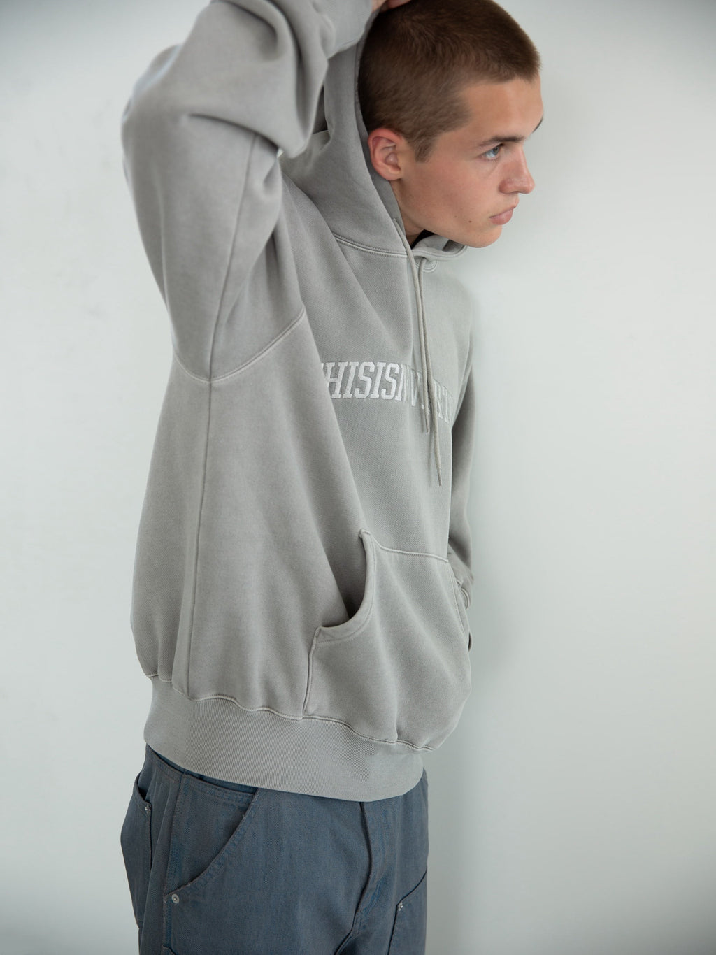 thisisneverthat - Arch-Logo Hoodie (Stone Beige) product image 6 | TRAB K-Fashion Australia
